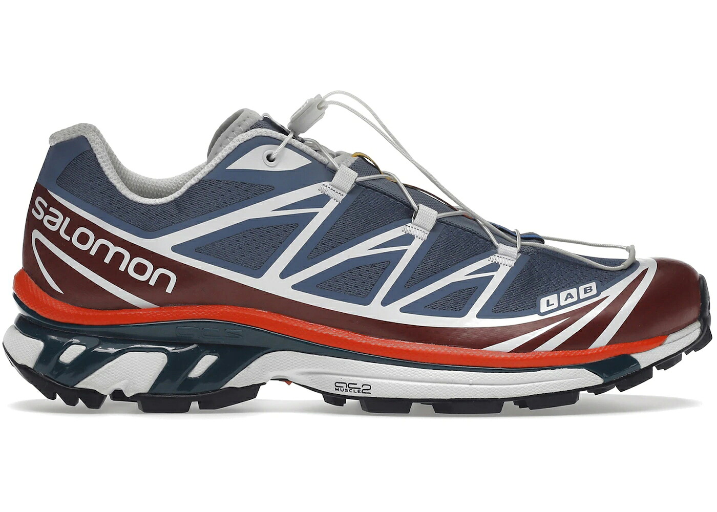 サロモン 青色 ブルー 赤 レッド 白色 ホワイト スニーカー メンズ SALOMON XT-6 OCEAN BLUE RED / ASHLEY BLUE WHITE CHERRY TOMATO|スニケス
