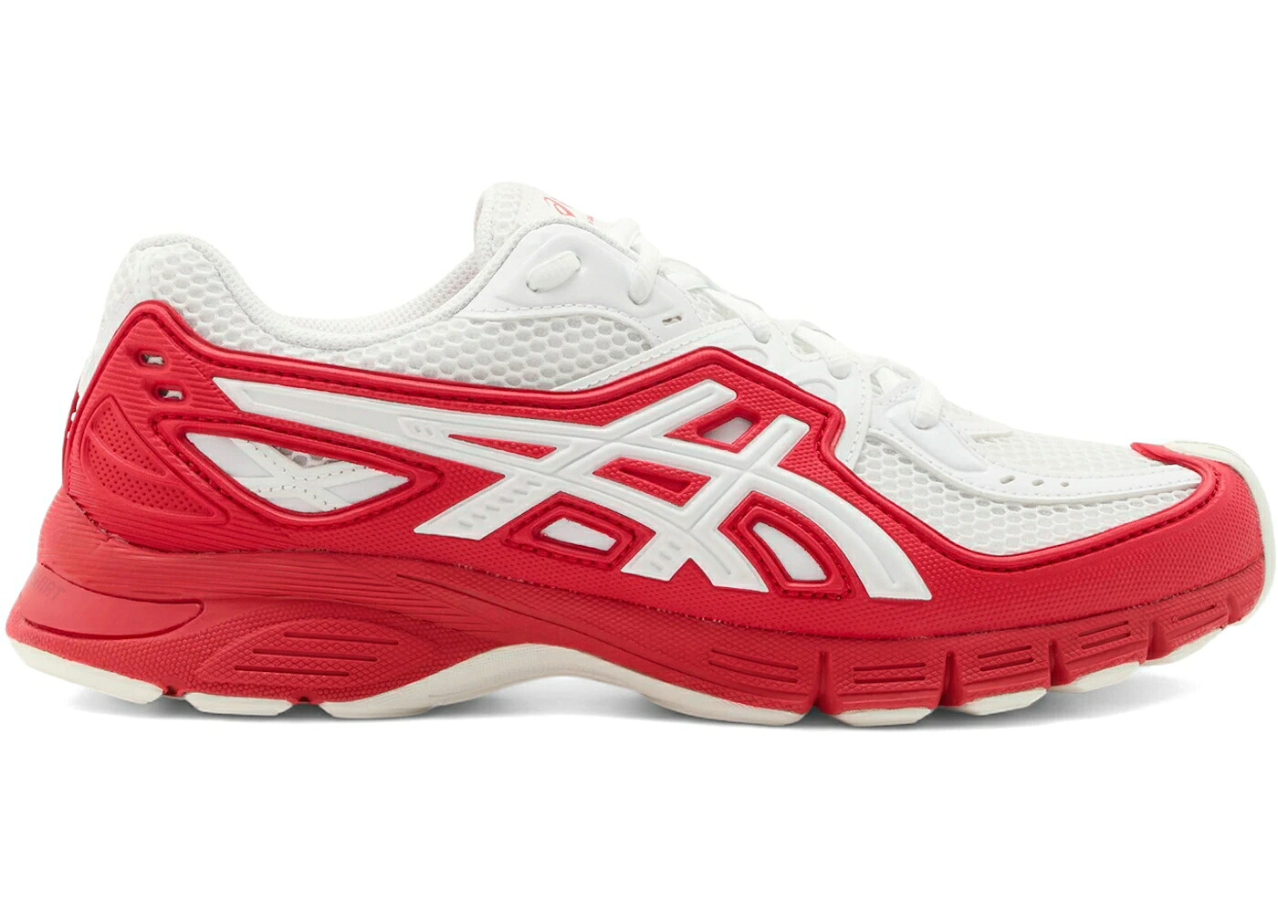 アシックス 赤 レッド 白色 ホワイト スニーカー メンズ ASICS GEL-SD-LYTE COMME DES GAR ONS SHIRT RED WHITE / RED WHITE｜スニケス 100,200円