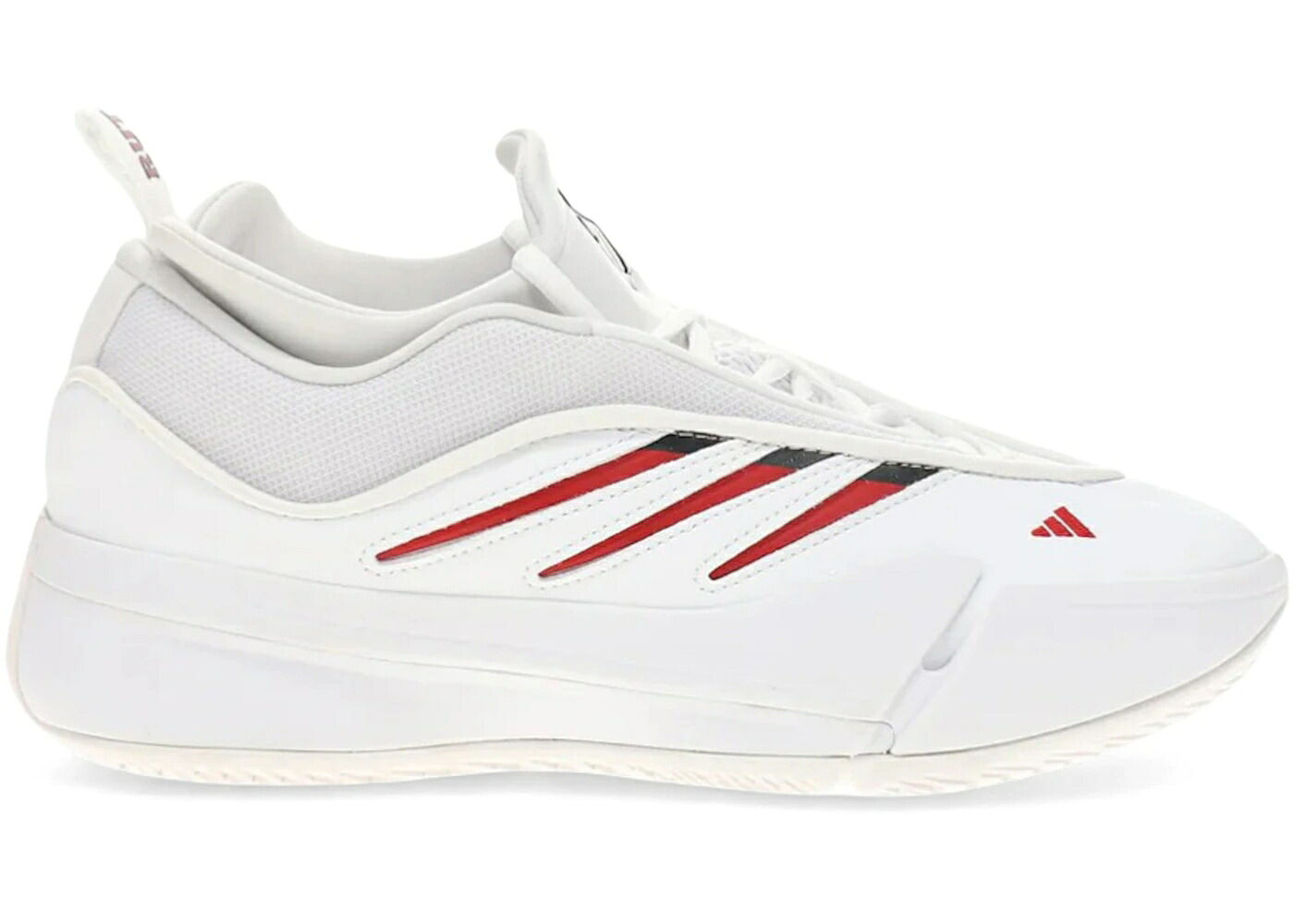 アディダス ラトガース ナイツ 白色 ホワイト 赤 レッド スカーレットナイツ スニーカー メンズ ADIDAS DAME 9 RUTGERS SCARLET KNIGHTS PE / WHITE RED|スニケス