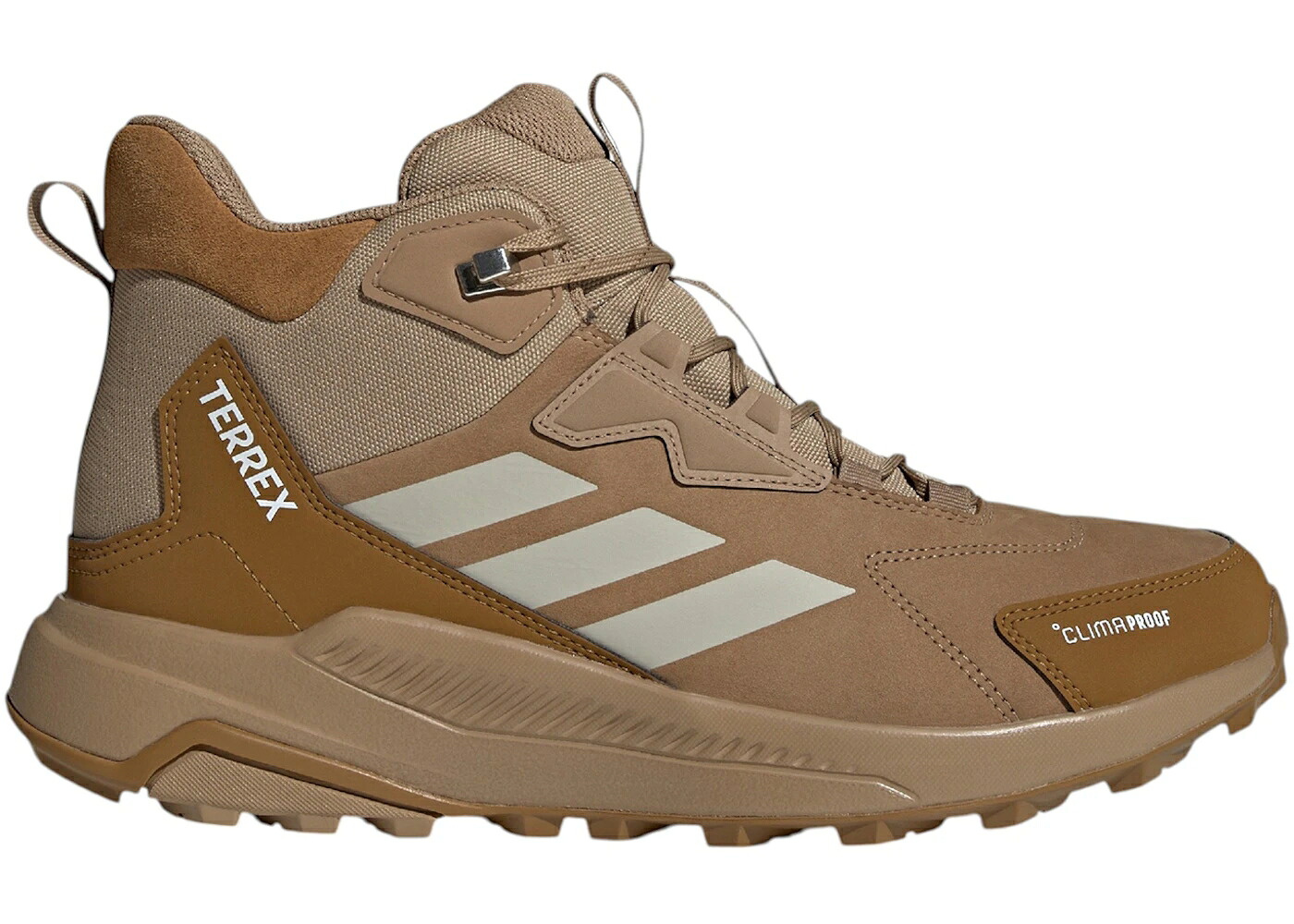 アディダス レザー ミッド 銅 ブロンズ ベージュ スニーカー メンズ ADIDAS TERREX ANYLANDER LEATHER MID CLIMAPROOF CARDBOARD BRONZE STRATA / CARDBOARD BEIGE BRONZE STRATA|スニケス