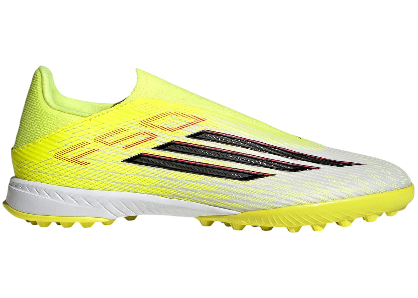 アディダス ターフ チーム 黄色 イエロー コア 黒色 ブラック スニーカー メンズ ADIDAS F50 LEAGUE LACELESS TURF BORN FOR GOALS PACK / TEAM SOLAR YELLOW 2 CORE BLACK｜スニケス