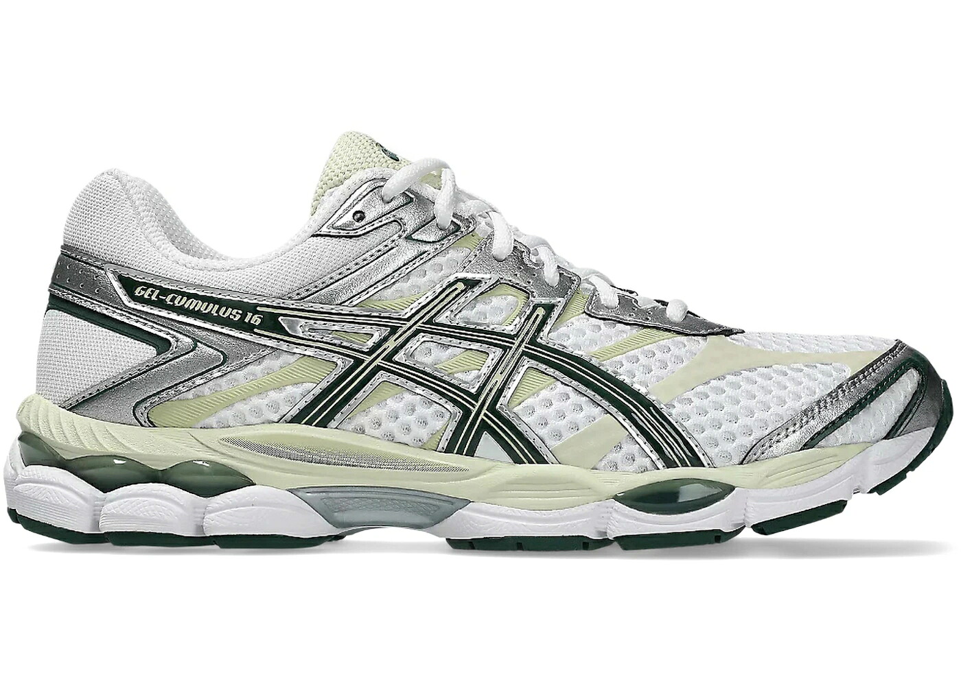 アシックス 白色 ホワイト フォレスト ナイト スニーカー メンズ ASICS GEL-CUMULUS 16 WHITE FOREST NIGHT / WHITE FOREST NIGHT｜スニケス