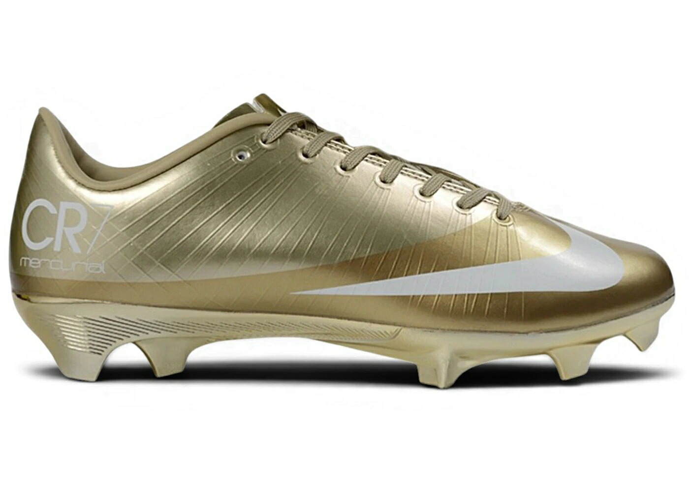 ナイキ ゴールド 白色 ホワイト スニーカー メンズ NIKE MERCURIAL SUPERFLY 1 RGN FG SE CR7 METALLIC GOLD STAR / METALLIC GOLD STAR WHITE|スニケス