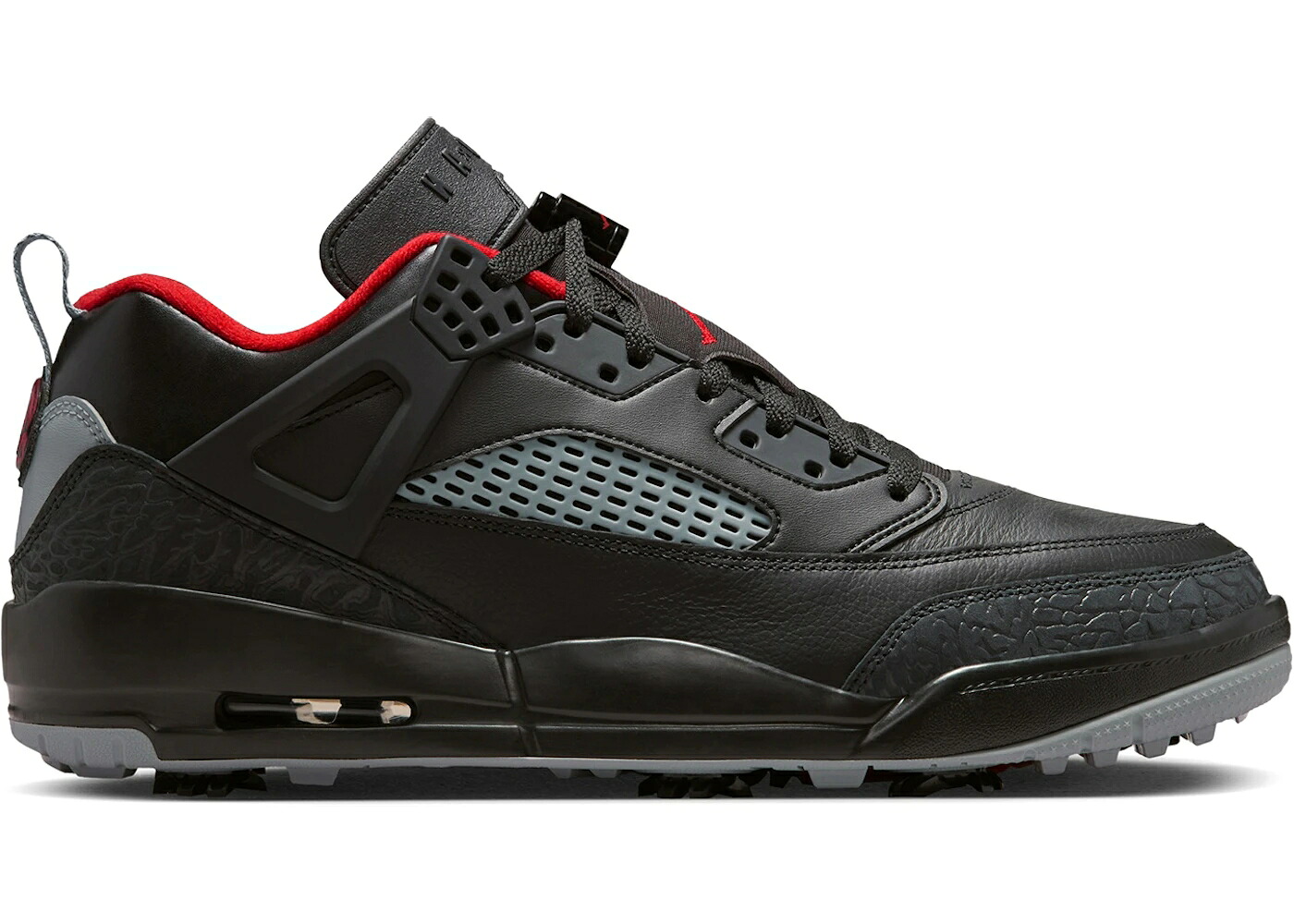 ナイキ ジョーダン ゴルフ 黒色 ブラック ステルス 赤 レッド スニーカー メンズ JORDAN SPIZIKE GOLF BLACK STEALTH VARSITY RED / BLACK STEALTH VARSITY RED｜スニケス