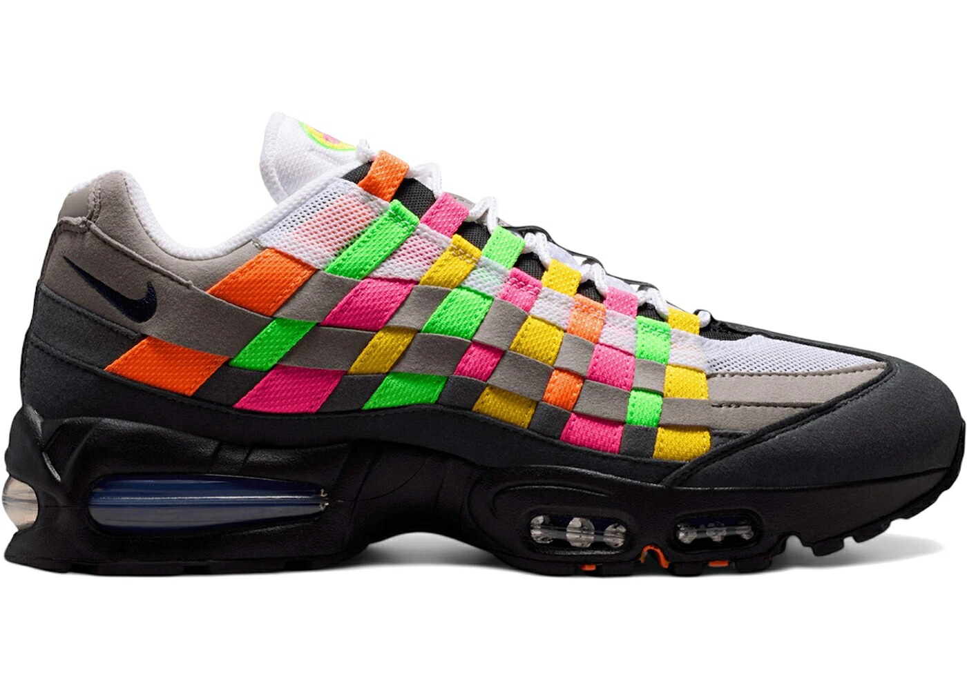 ナイキ マックス バブル ウーブン 白色 ホワイト パール 灰色 グレー チャコール エアマックス スニーカー メンズ NIKE AIR MAX 95 BIG BUBBLE WOVEN MULTI / WHITE PEARL GREY LIGHT CHARCOAL|スニケス