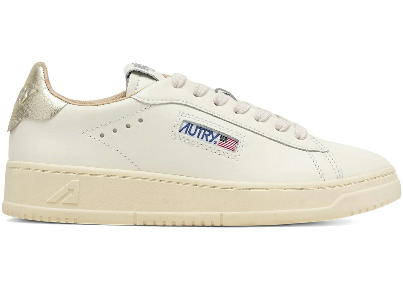 ダラス 白色 ホワイト ゴールド WOMEN\'S スニーカー レディース AUTRY DALLAS LOW WHITE GOLD (WOMEN\'S) / WHITE GOLD｜スニケス