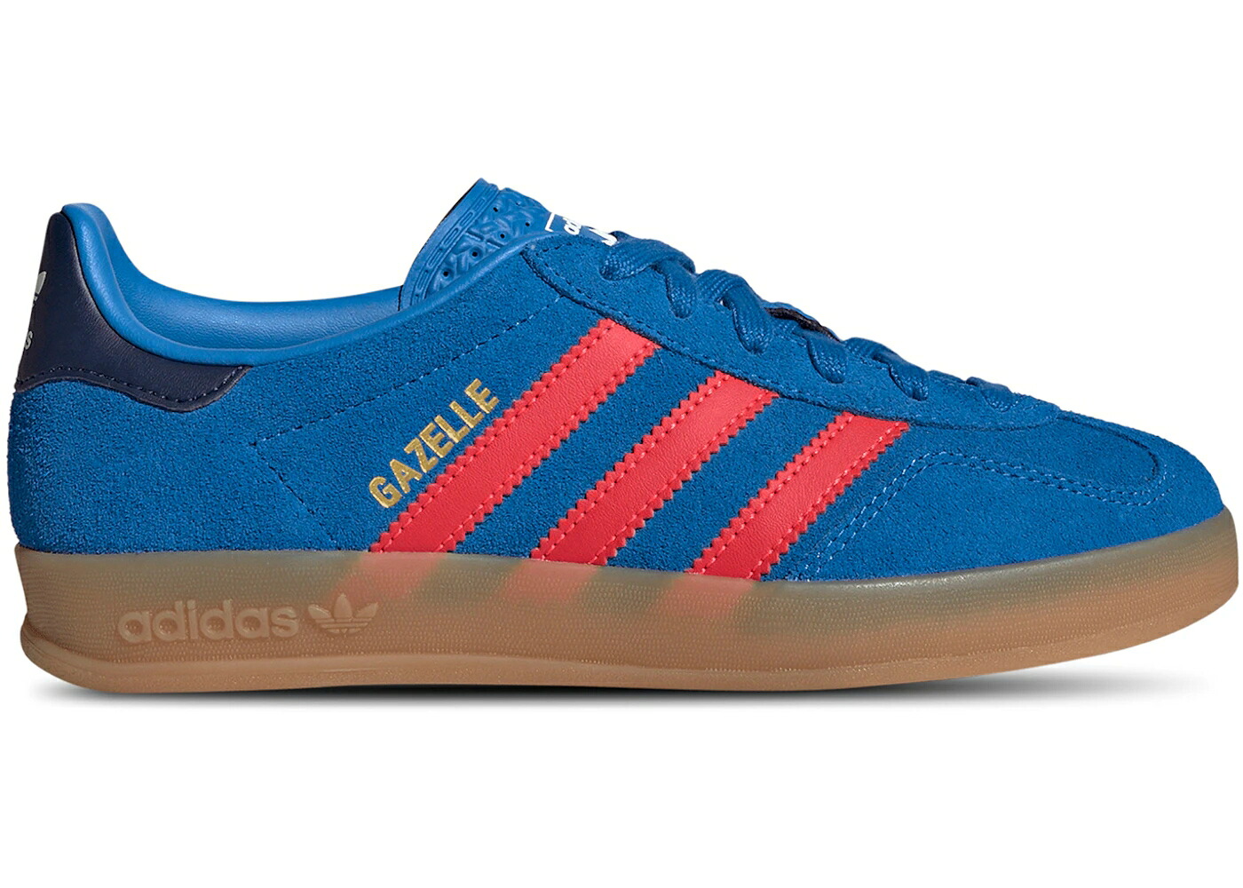 アディダス ガゼル 青色 ブルー 赤 レッド ジュニア キッズ ADIDAS GAZELLE INDOOR LUCID RAY BLUE RED (GS) / LUCID RAY BLUE LUCID RED GUM ベビー マタニティ スニーカー|スニケス
