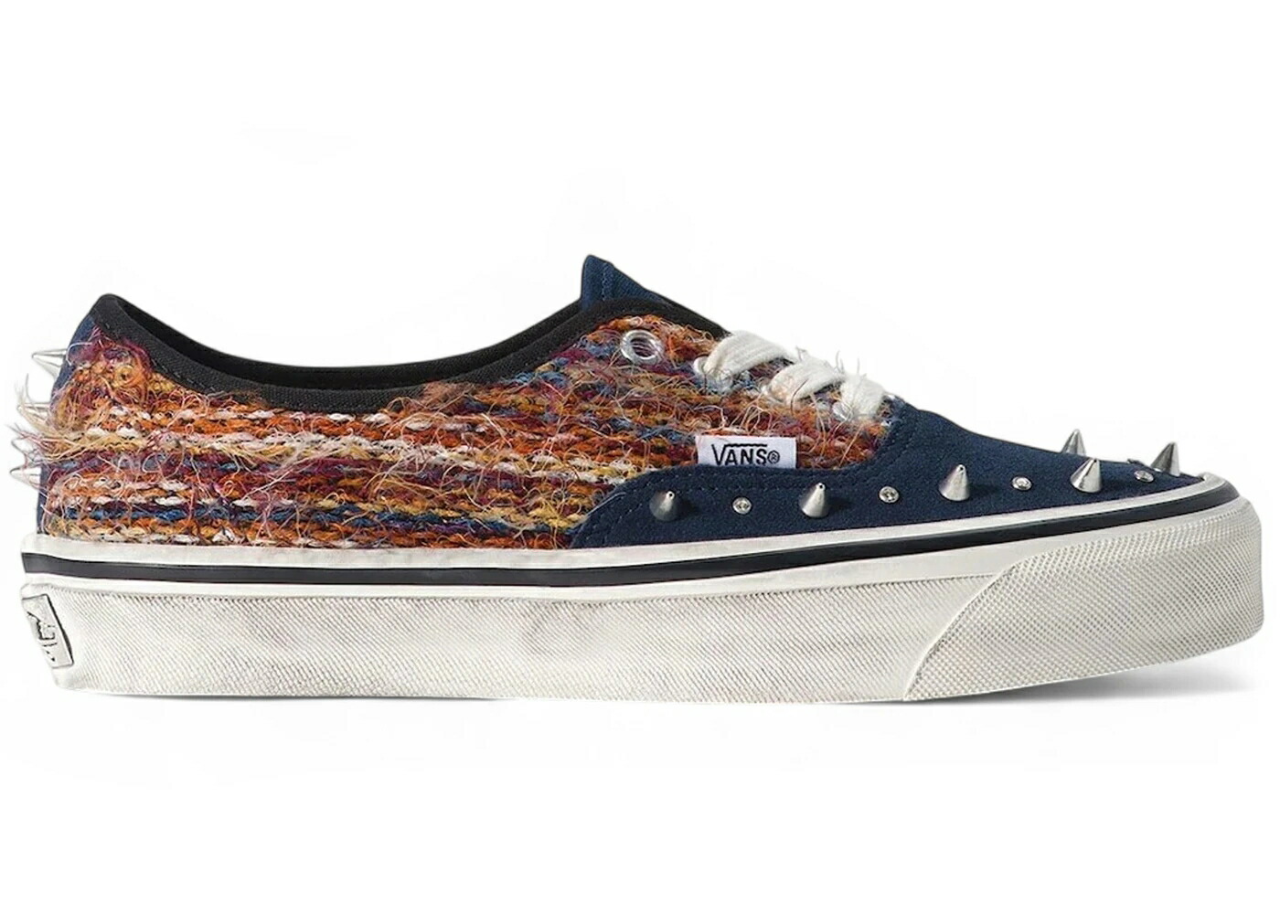 ヴァンズ バンズ プレミアム オーセンティック 青色 ブルー スニーカー メンズ VANS PREMIUM LX AUTHENTIC 44 IBIZA PACK BLUE / STUDDED FRINGED BLUE｜スニケス