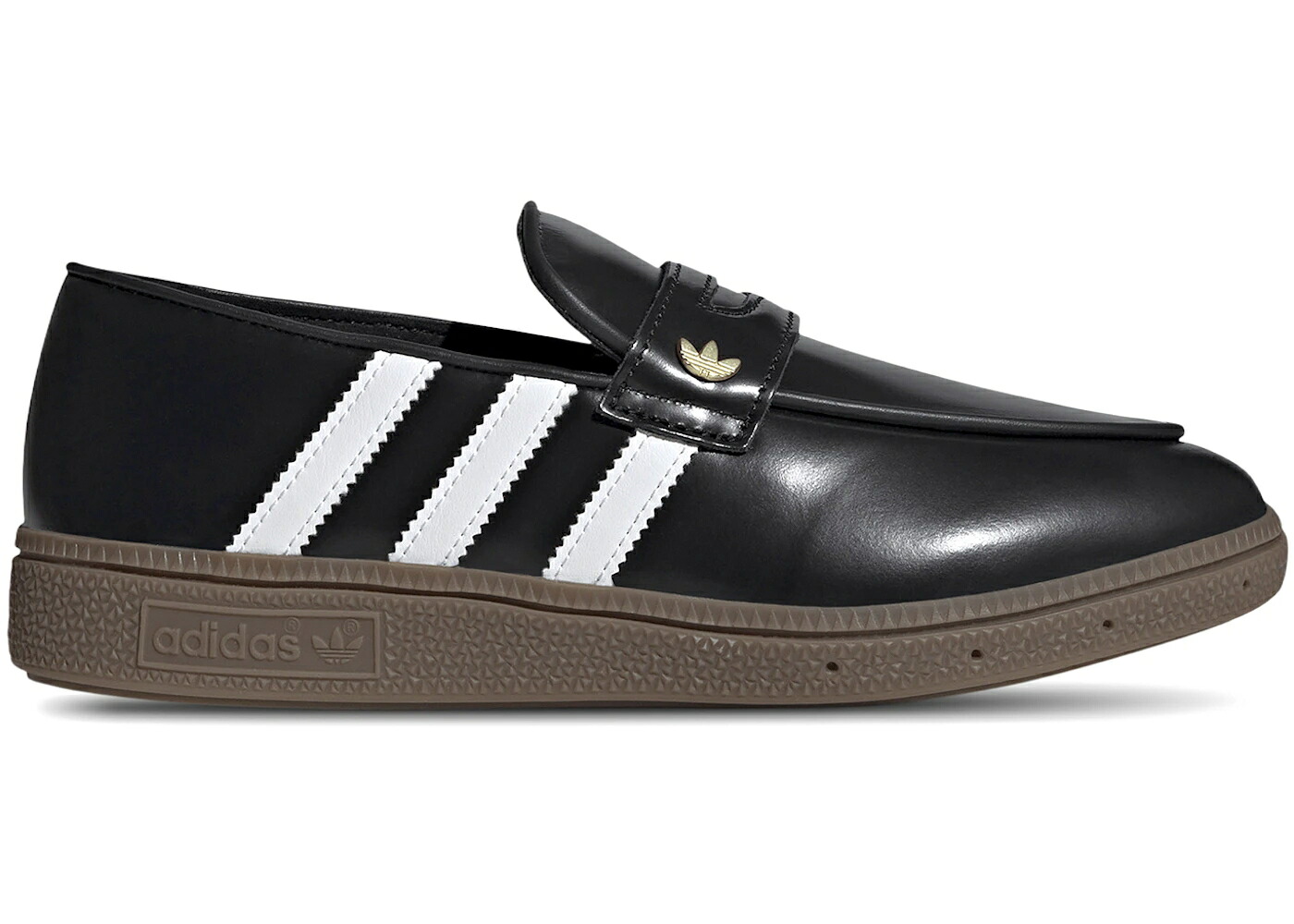 アディダス ハンドボール スペシアル ローファー スニーカー 黒色 ブラック 白色 ホワイト コア WOMEN'S スニーカー レディース ADIDAS HANDBALL SPEZIAL LOAFER BLACK WHITE GUM (WOMEN'S) / CORE BLACK CLOUD WHITE｜スニケス
