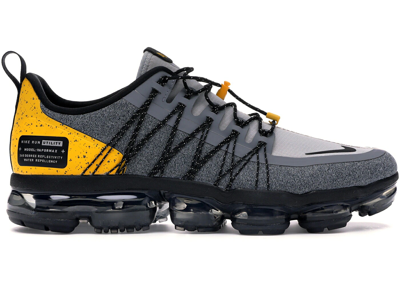 ナイキ ラン 灰色 グレー クール エアヴェイパーマックス スニーカー メンズ NIKE AIR VAPORMAX RUN UTILITY WOLF GREY AMARILLO / WOLF GREY AMARILLO COOL GREY|スニケス