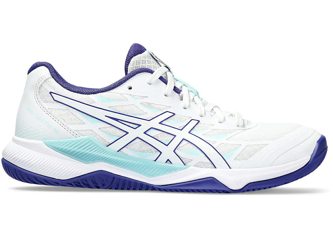 アシックス 白色 ホワイト WOMEN'S スニーカー レディース ASICS GEL-TACTIC 12 WHITE EGGPLANT (WOMEN'S) / WHITE EGGPLANT｜スニケス