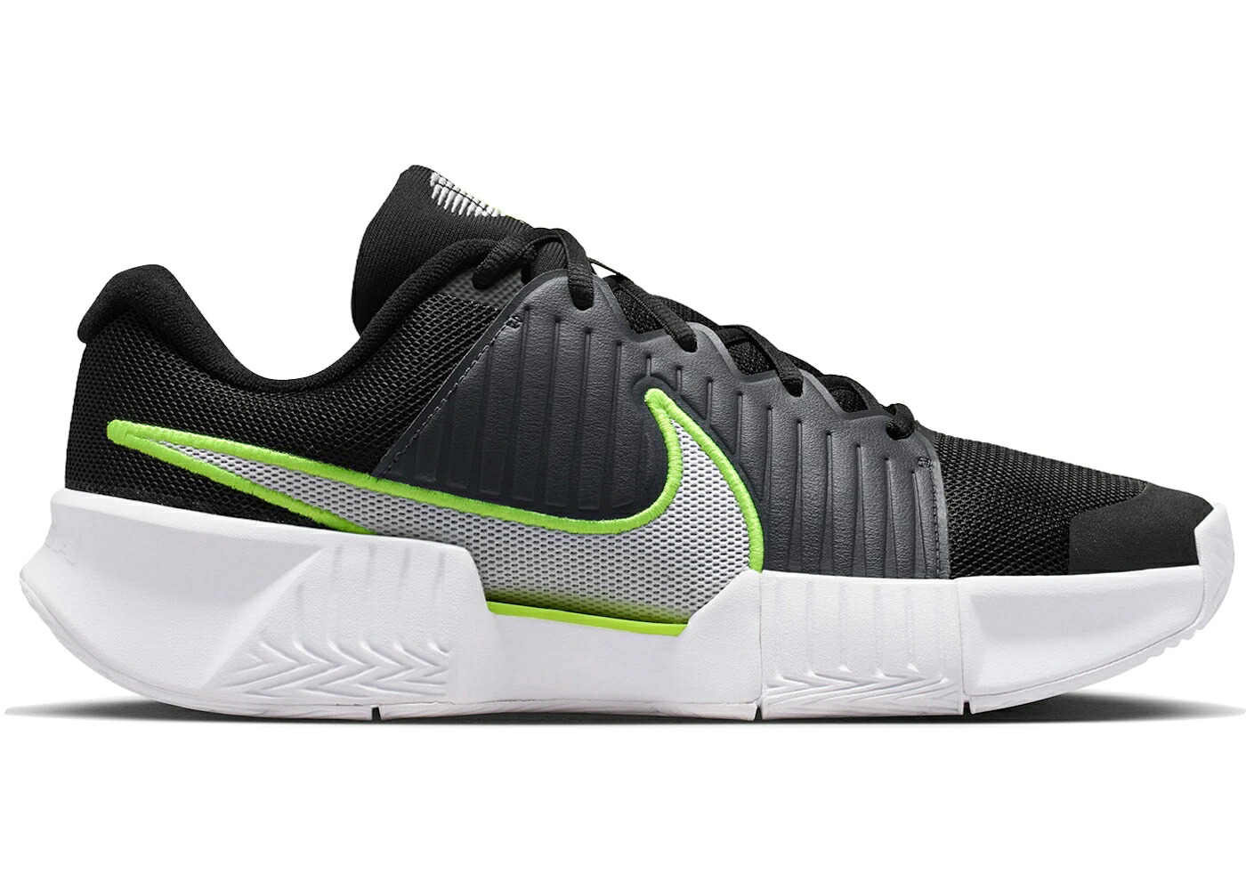 ナイキ ズーム プロ 黒色 ブラック 白色 ホワイト スニーカー メンズ NIKE ZOOM GP CHALLENGE PRO HC BLACK VOLT WHITE / BLACK ANTHRACITE VOLT WHITE|スニケス