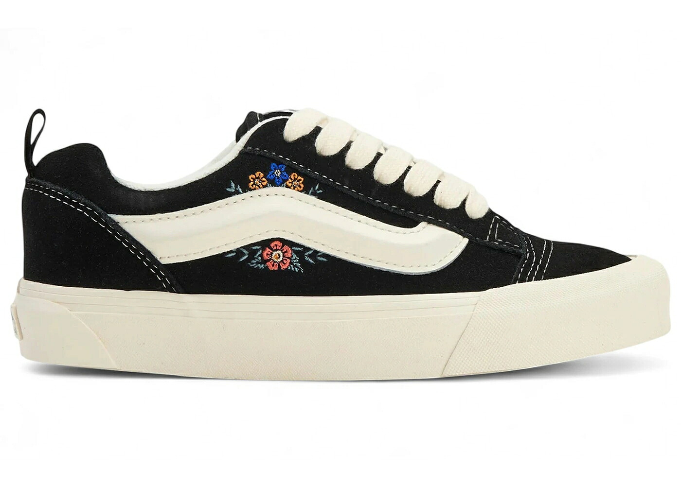 ヴァンズ バンズ 黒色 ブラック スニーカー メンズ VANS KNU SKOOL BLACK FLORAL / BLACK FLORAL|スニケス