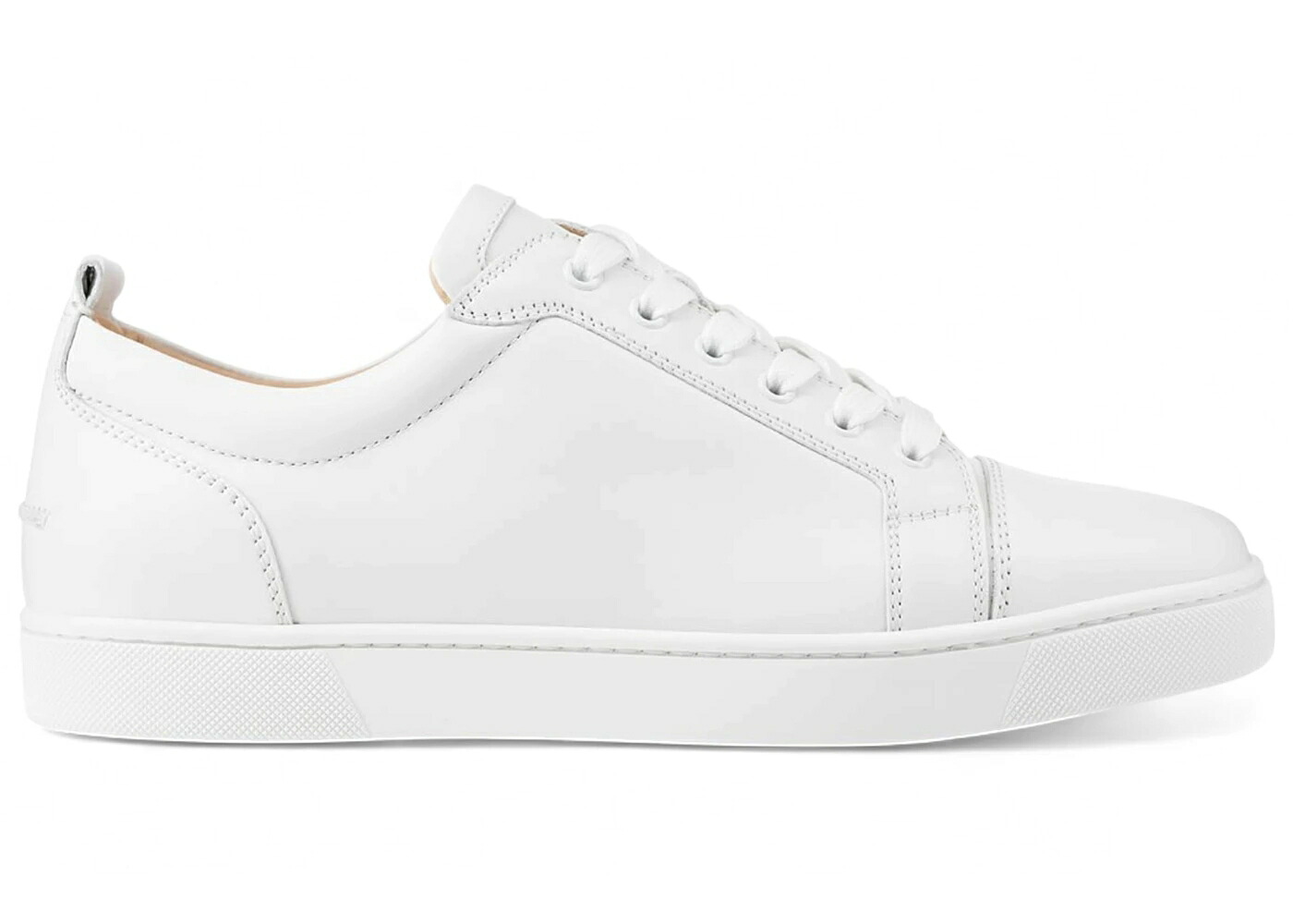 クリスチャンルブタン 白色 ホワイト レザー スニーカー メンズ CHRISTIAN LOUBOUTIN CHRISTIAN LOUBOUTIN LOUIS JUNIOR WHITE CALF LEATHER /|スニケス