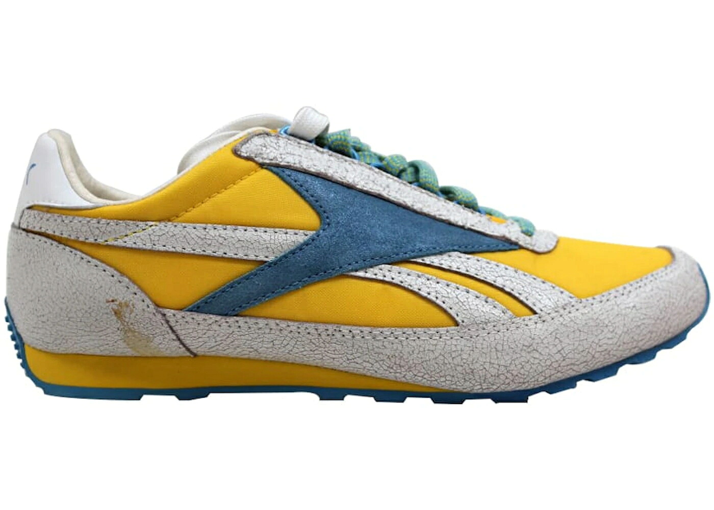 リーボック 黄色 イエロー 白色 ホワイト 青色 ブルー WOMEN'S スニーカー レディース REEBOK RETRO AZTEC YELLOW/WHITE-BLUE (WOMEN'S) / YELLOW WHITE BLUE｜スニケス