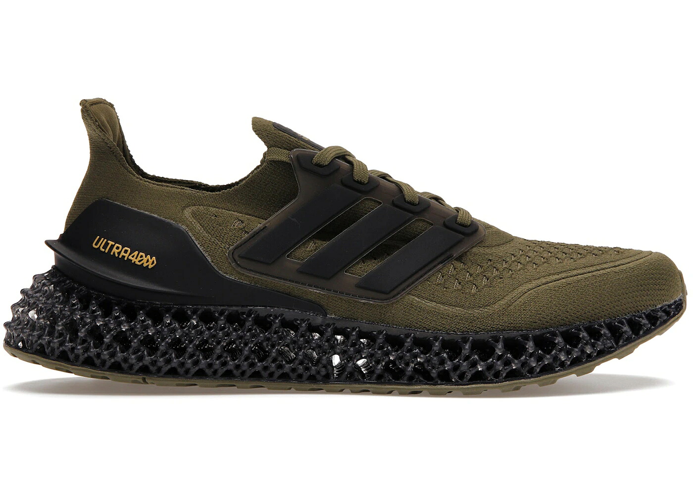 アディダス ウルトラ オリーブ コア 黒色 ブラック スニーカー ユニセックス ADIDAS ULTRA 4DFWD FOCUS OLIVE / FOCUS OLIVE CORE BLACK ORBIT メンズ|スニケス