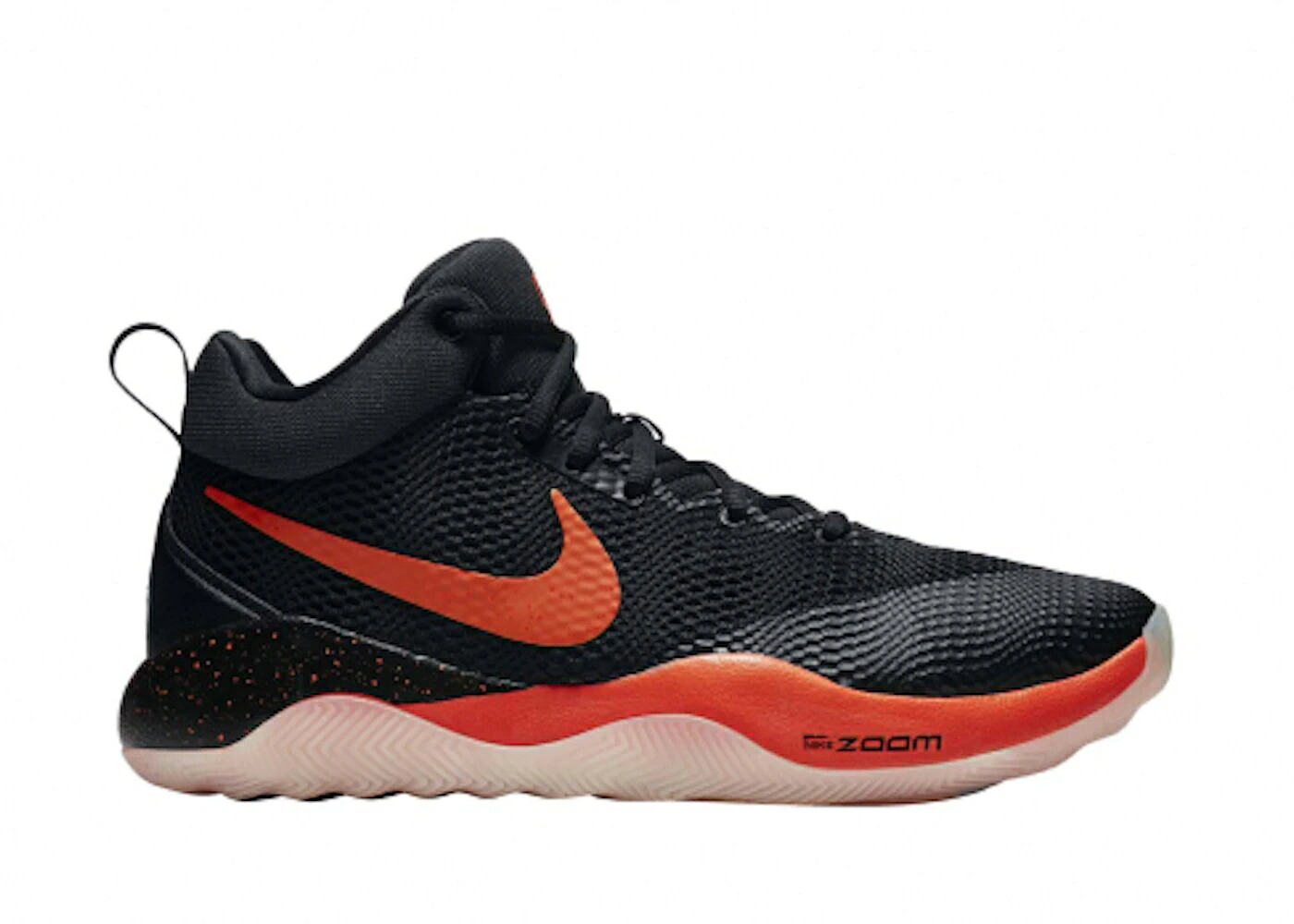 ナイキ ズーム 黒色 ブラック チーム 橙 オレンジ スニーカー メンズ NIKE AIR ZOOM REV DEVIN BOOKER PE / BLACK TEAM ORANGE|スニケス