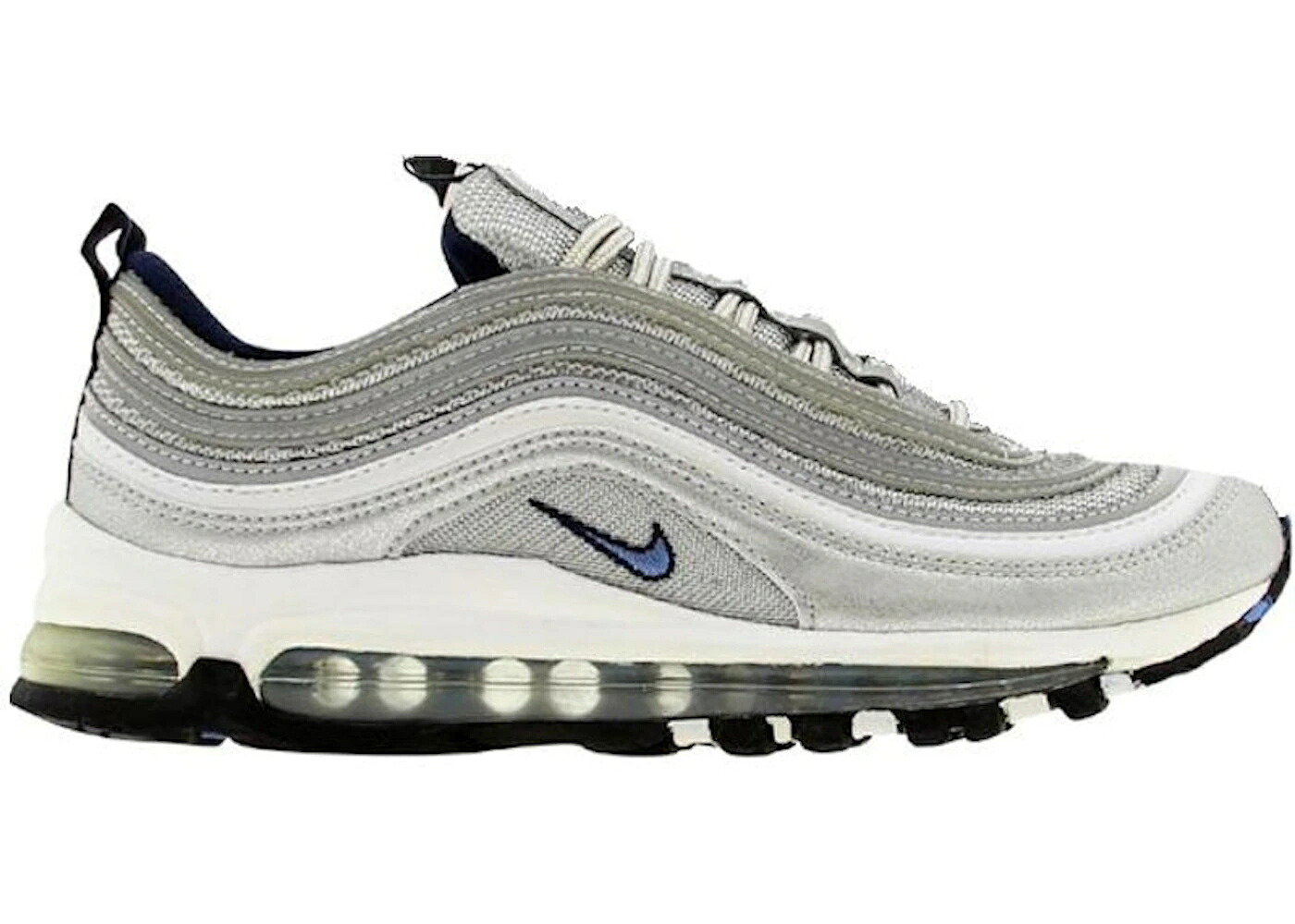 ナイキ マックス 銀色 シルバー 赤 レッド エアマックス スニーカー メンズ NIKE AIR MAX 97 HISTORY OF / METALLIC SILVER VARSITY RED|スニケス