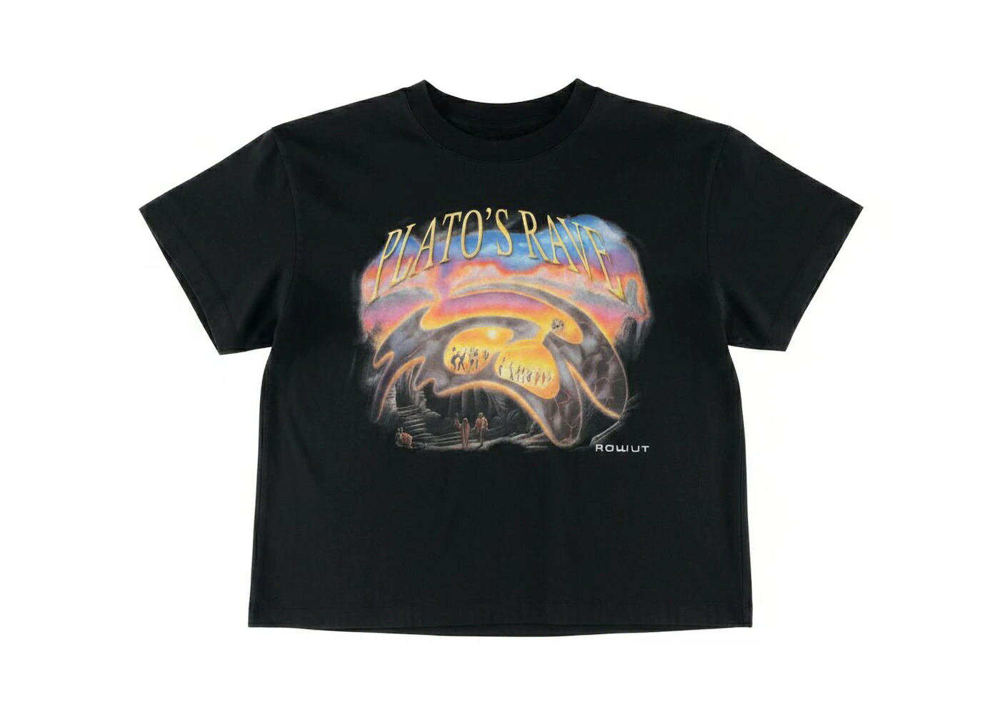 Tシャツ 黒色 ブラック スニーカー メンズ ROMBAUT PLATOS RAVE BABY TEE BLACK /｜スニケス