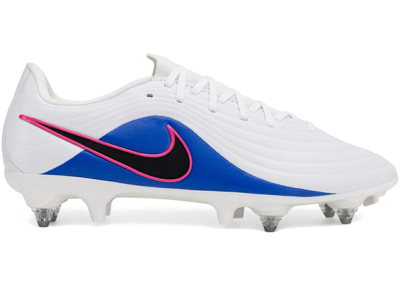 ナイキ ティエンポ アカデミー 白色 ホワイト 青色 ブルー ピンク ブラスト スニーカー メンズ NIKE TIEMPO MAESTRO ACADEMY SG-PRO AC ATTACK PACK / WHITE RACER BLUE PINK BLAST|スニケス