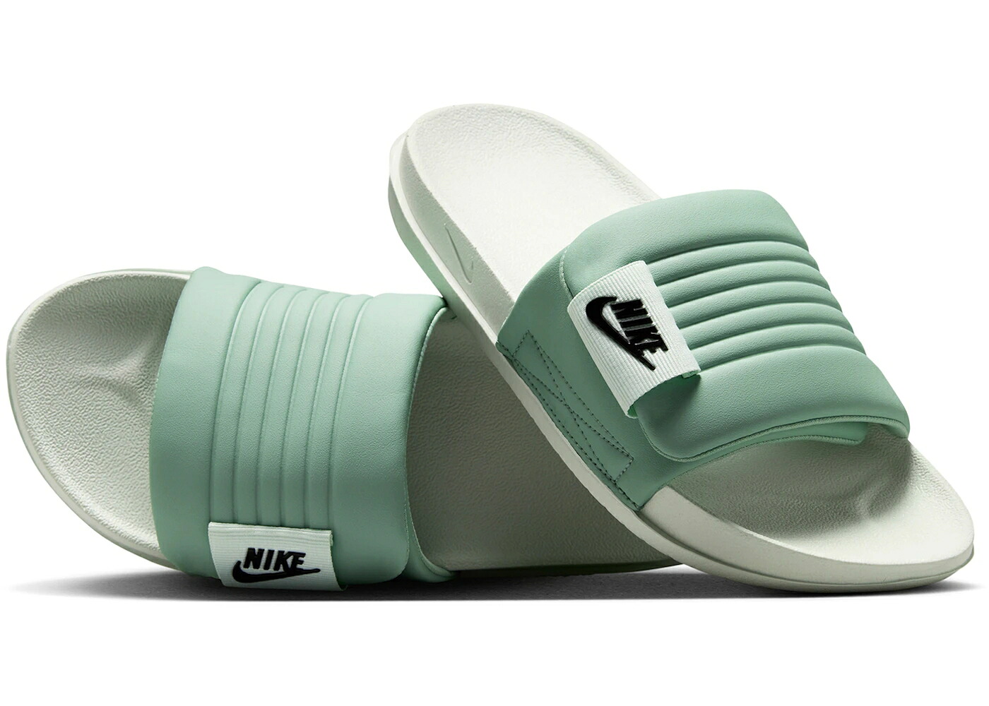 ナイキ 緑 グリーン 黒色 ブラック WOMEN'S スニーカー レディース NIKE OFFCOURT ADJUST BARELY GREEN BLACK (WOMEN'S) / BARELY GREEN STEAM BLACK|スニケス