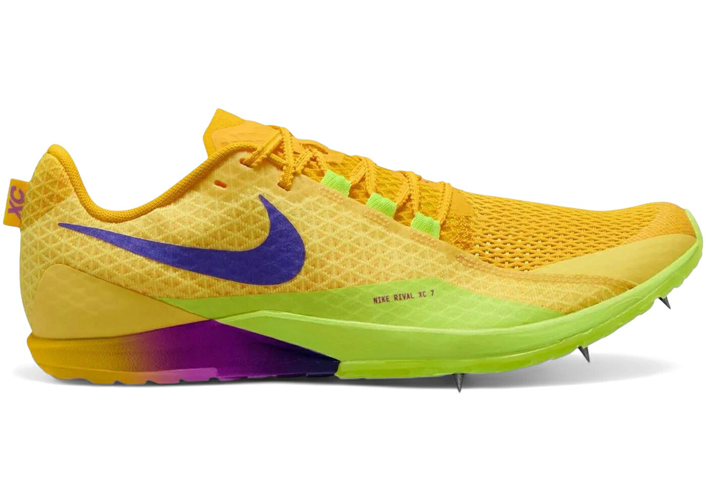 ナイキ ズーム ライバル 青色 ブルー スニーカー メンズ NIKE ZOOM RIVAL XC 7 CITRON PULSE BLUE VOID / CITRON PULSE BLUE VOID HYPER|スニケス