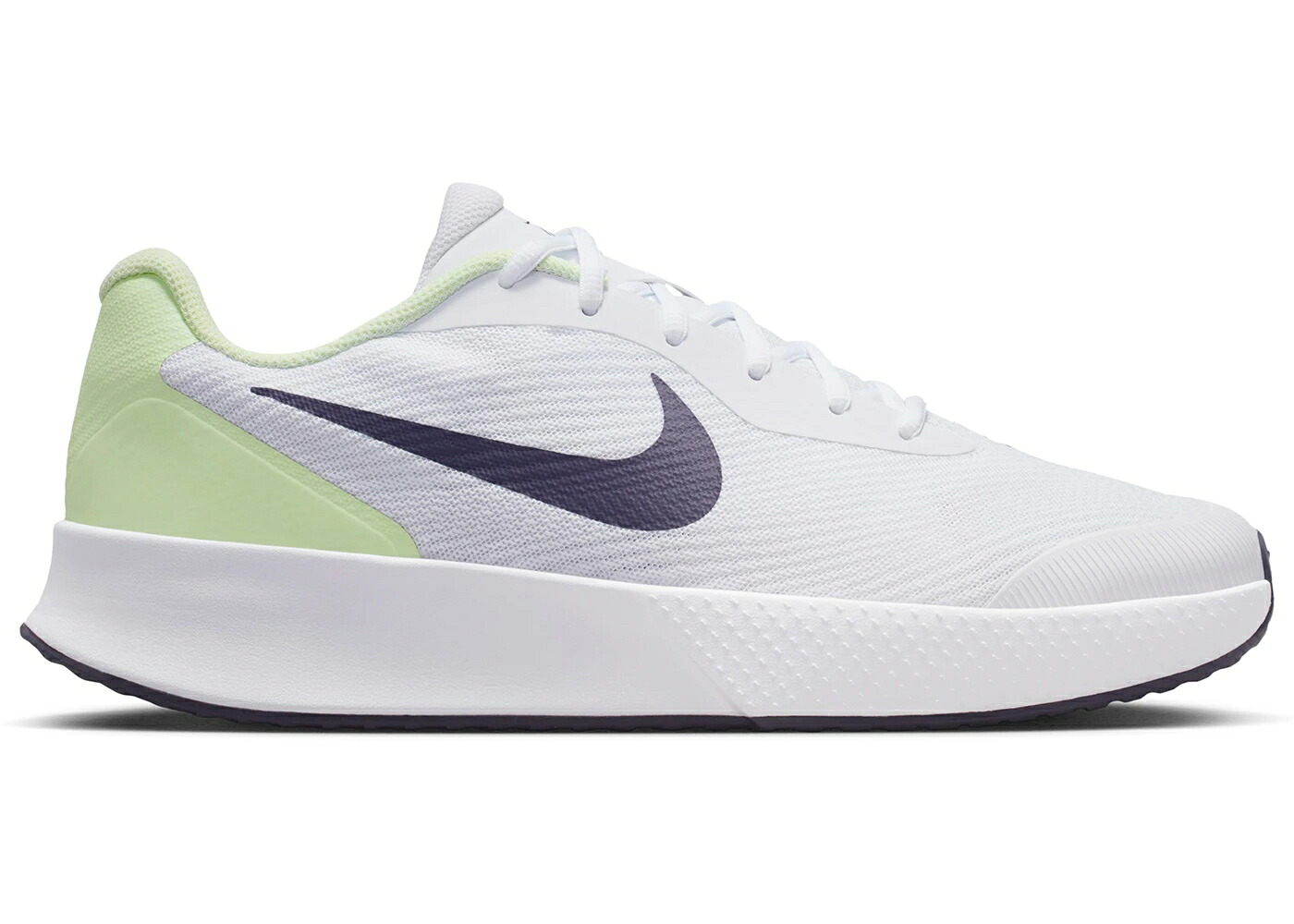 ナイキ コート ライト 白色 ホワイト スニーカー メンズ NIKE COURT VAPOR LITE 3 HC WHITE VOLT DARK RAISIN / WHITE VOLT TINT DARK RAISIN|スニケス
