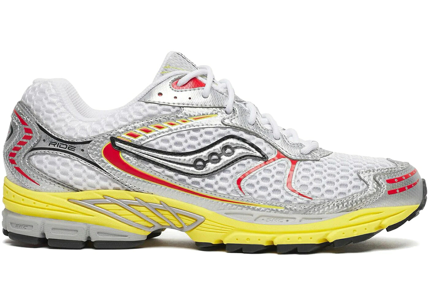サッカニー 白色 ホワイト スニーカー メンズ SAUCONY PROGRID RIDE 1 WHITE BUTTERCUP / WHITE BUTTERCUP｜スニケス