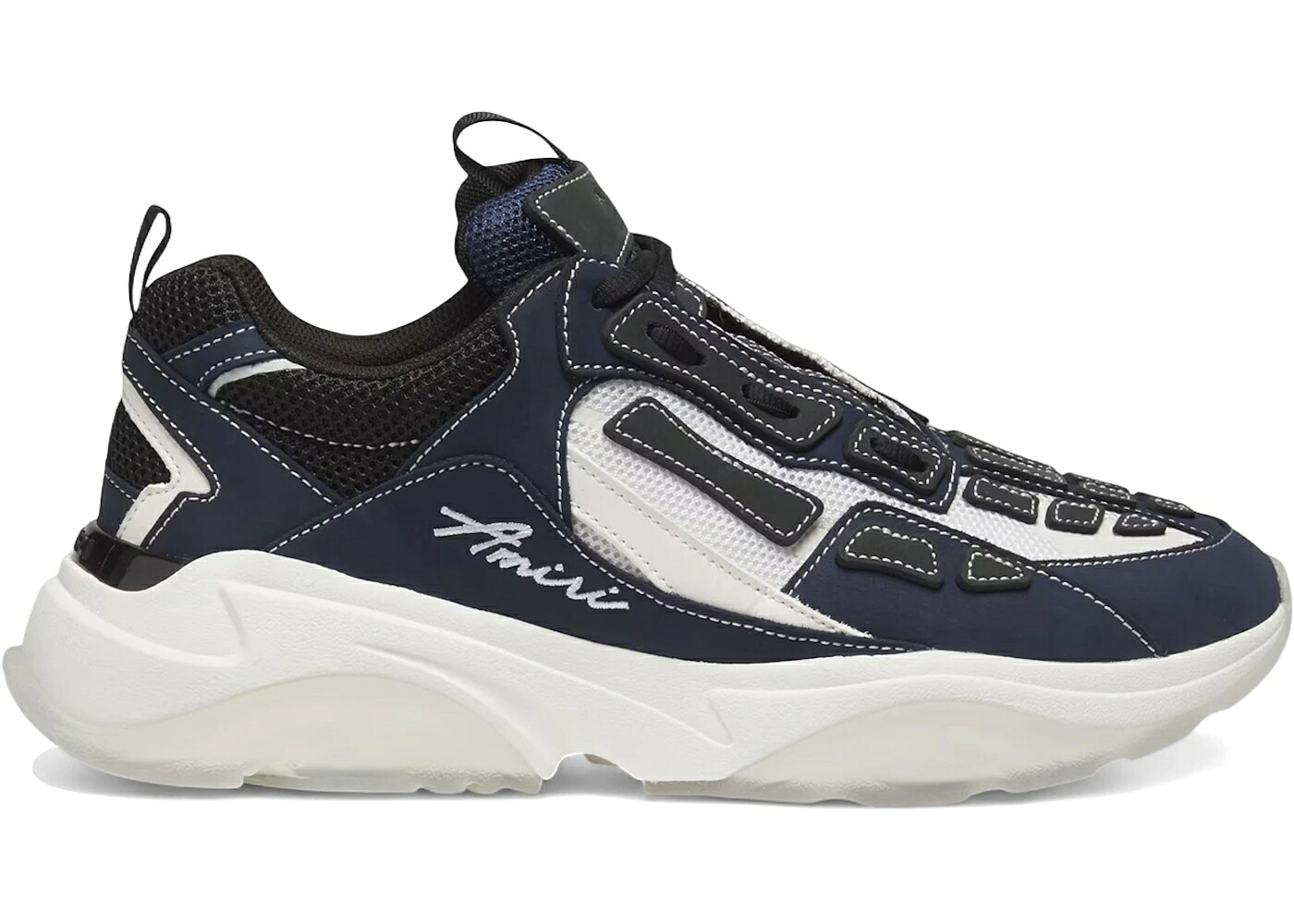 アミリ 青色 ブルー スニーカー メンズ AMIRI BONE RUNNER MIDNIGHT BLUE / MIDNIGHT BLUE|スニケス