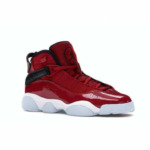 本物ののジョーダン ナイキ 6 Gs カジュアル ジュニア Jordan Gs Red ベビー Rings ファッション レッド キッズ Gym 赤 Whiteblack 6 スニーカー マタニティ スニケスファッションブランド ベビー キッズファッション