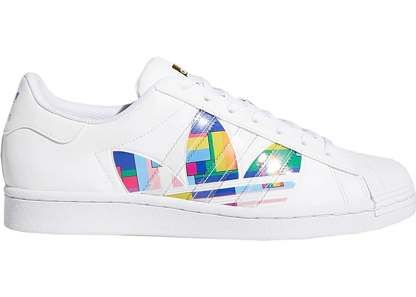 アディダス スーパースター 白色 ホワイト スニーカー メンズ ADIDAS SUPERSTAR PRIDE (2020) / FOOTWEAR WHITE FOOTWEAR WHITE｜スニケス