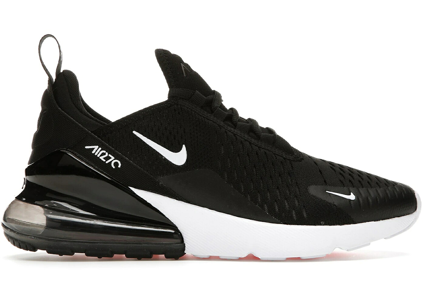 ナイキ マックス 黒色 ブラック 白色 ホワイト エアマックス ジュニア キッズ NIKE AIR MAX 270 BLACK WHITE (GS) / BLACK BLACK WHITE ベビー マタニティ スニーカー|スニケス