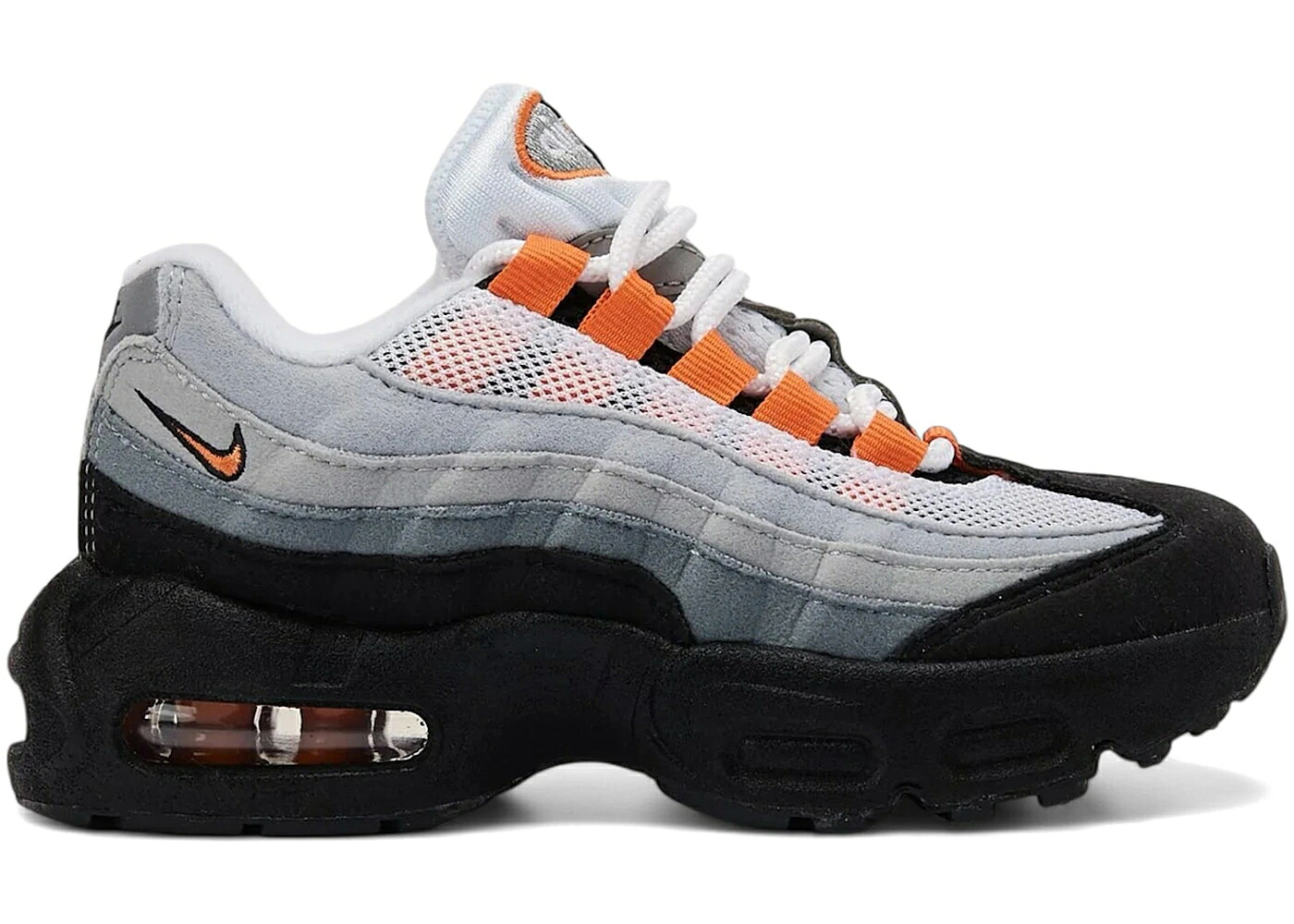 ナイキ マックス 白いこと 白いこと 薄墨色 薄墨色 大気圏マックス お坊っちゃん キッズ NIKE AIR MAX 95 OG BRIGHT MANDARIN (2025) (なおなお書き) / WHITE BRIGHT MANDARIN WOLF GREY もの言う花 マタニティ スニーカー