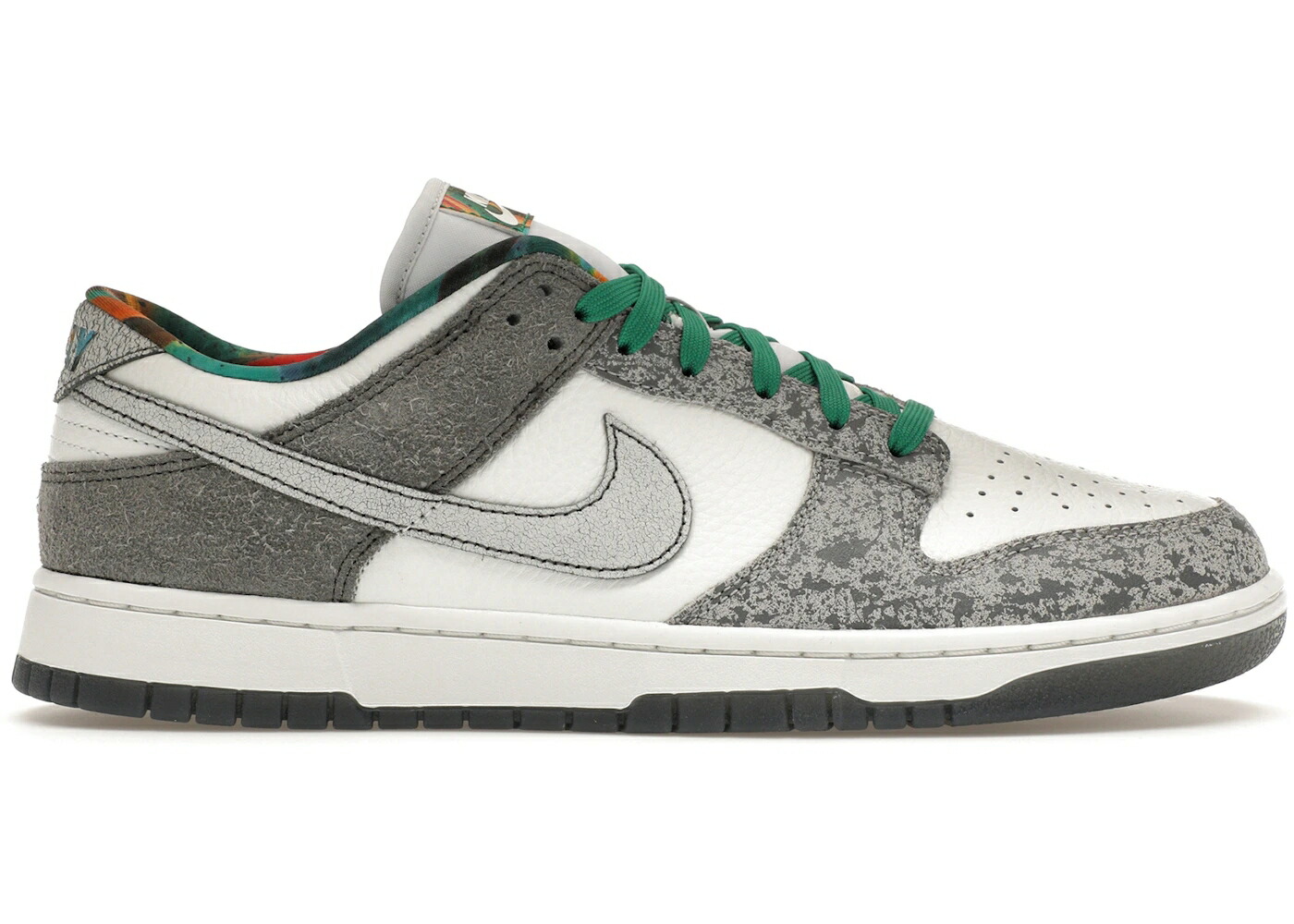 ナイキ ダンク プレミアム 白色 ホワイト 灰色 グレー 緑 グリーン ダンクロー スニーカー メンズ NIKE DUNK LOW RETRO PREMIUM PHILLY / WHITE GREY KELLY GREEN MULTI