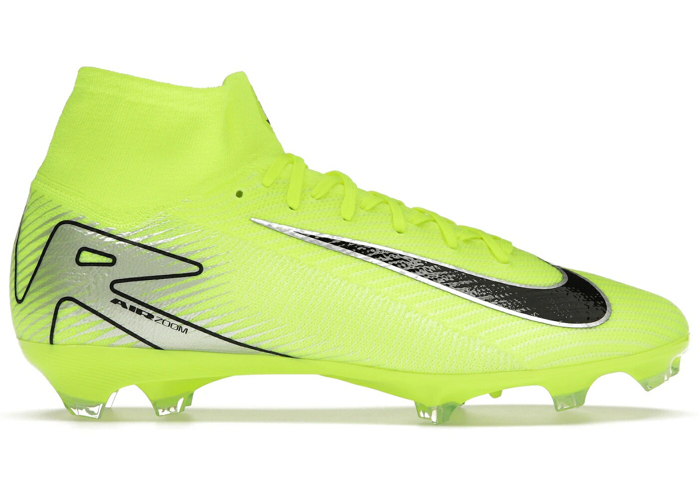 ナイキ 望遠レンズ 労働者階級 黒いこと 黒いこと スニーカー メンズ NIKE ZOOM MERCURIAL SUPERFLY 10 PRO FG MAD VOLTAGE PACK / VOLT BLACK 靴-スニーカー