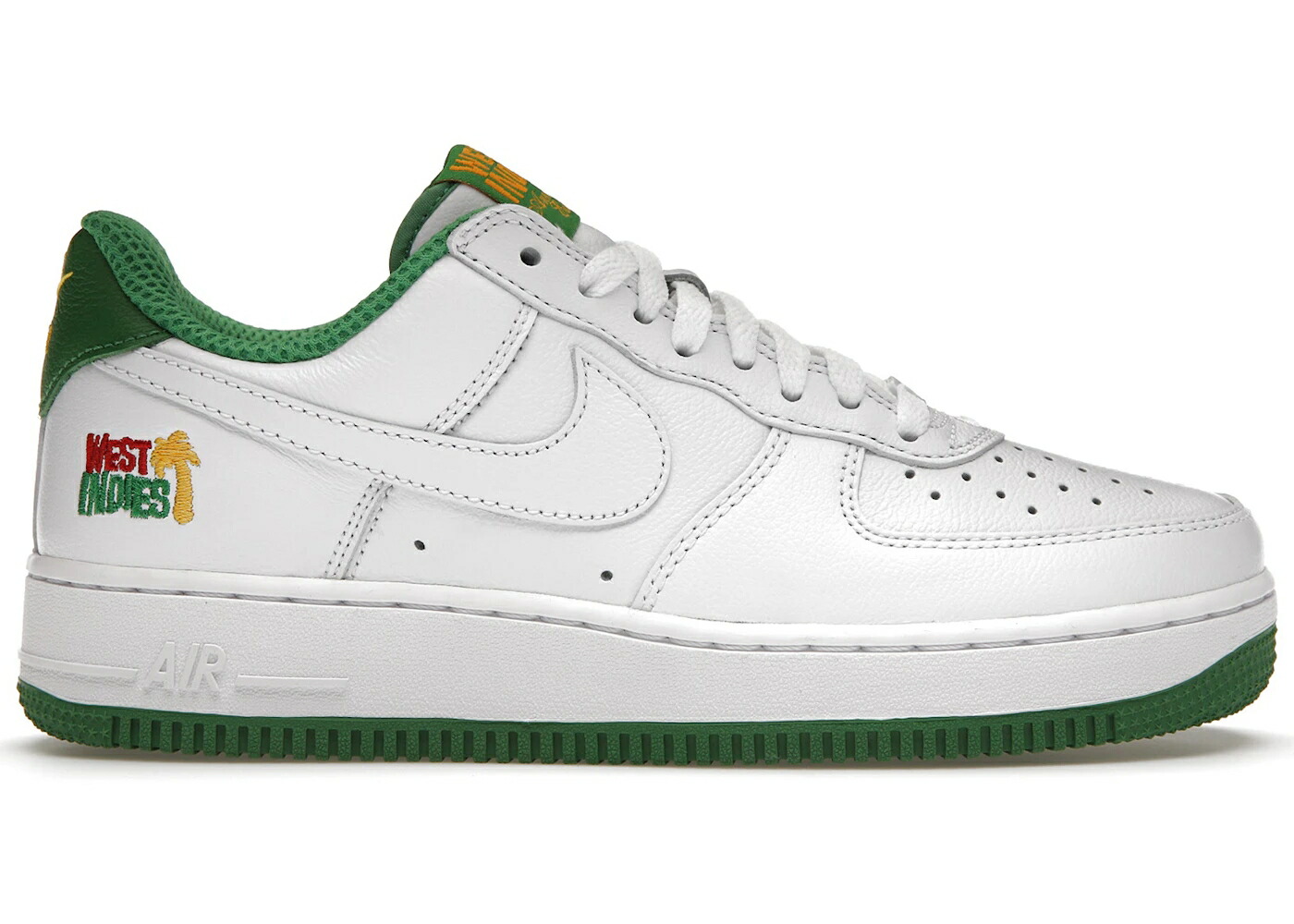 ナイキ 白いこと 白いこと 古典派音楽 緑 緑であること 空軍 スニーカー メンズ NIKE AIR FORCE 1 LOW RETRO QS WEST INDIES (2022) / WHITE WHITE CLASSIC GREEN