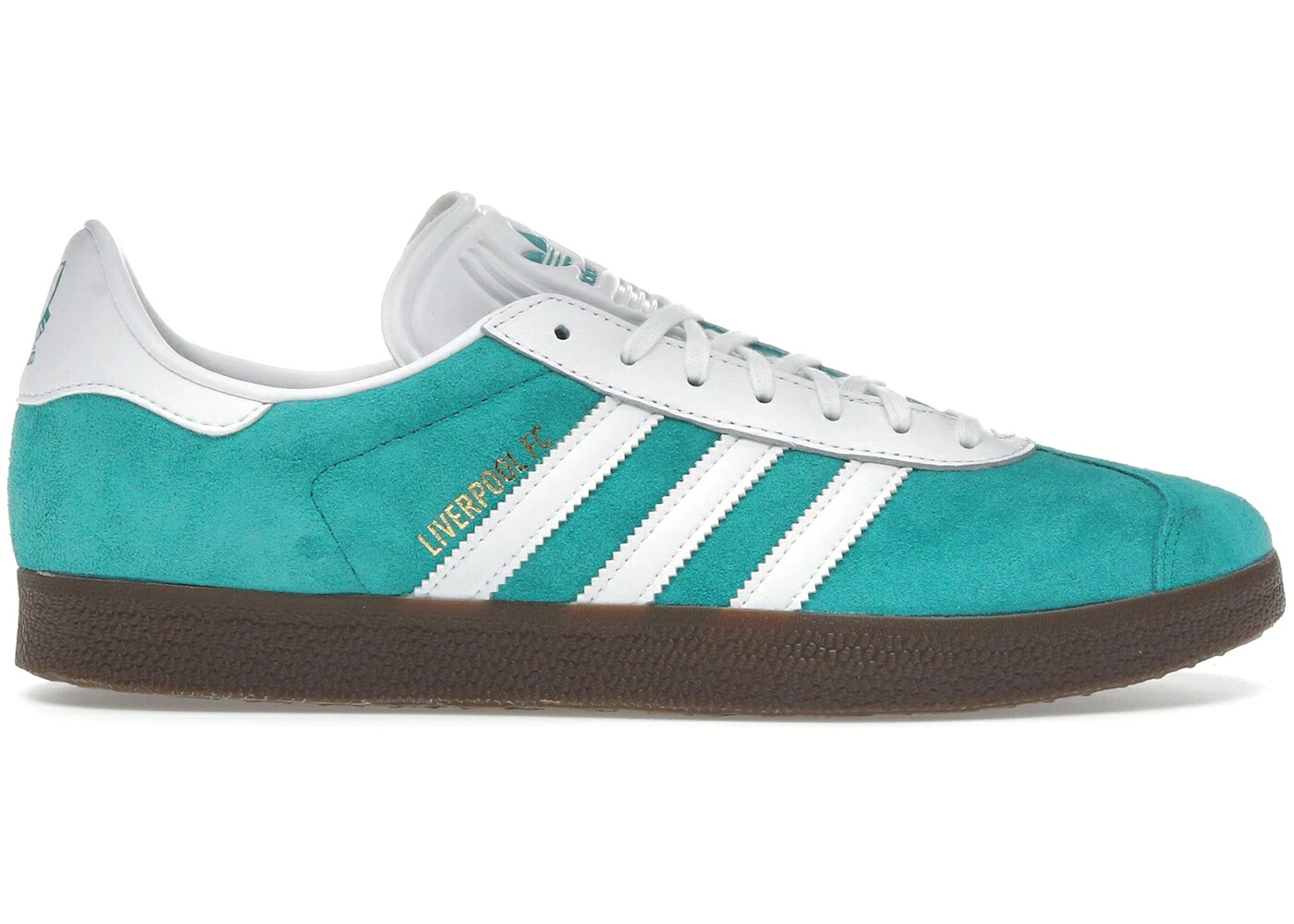 アディダス ガゼル 緑 緑であること 白いこと 白いこと ゴールド スニーカー メンズ ADIDAS GAZELLE LIVERPOOL FC THIRD KIT SEA GREEN / SEA GREEN WHITE METALLIC GOLD