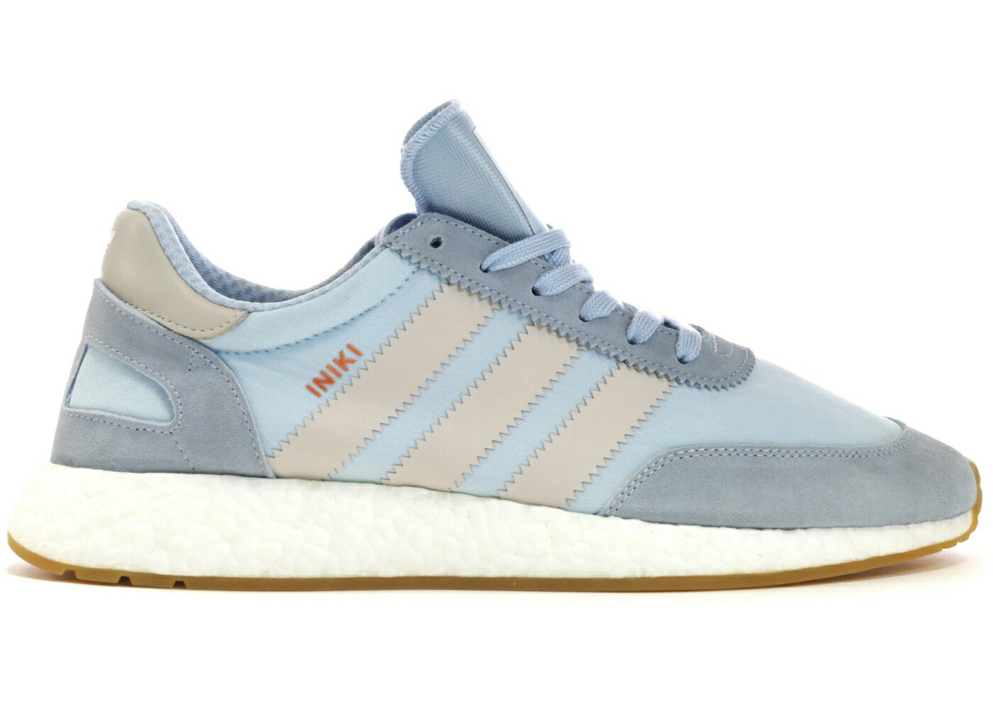 アディダス 青色 ブルー パール 灰色 グレー スニーカー メンズ ADIDAS INIKI RUNNER EASY BLUE / EASY BLUE PEARL GREY GUM