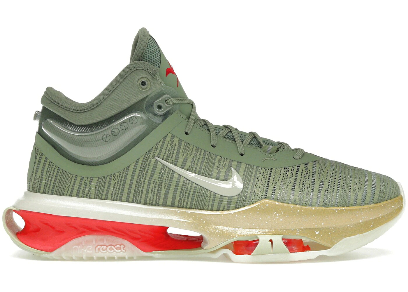 ナイキ 望遠レンズ 緑 緑であること スニーカー メンズ NIKE AIR ZOOM GT JUMP 2 OUR HOLIDAY / OIL GREEN SEA GLASS METALLIC