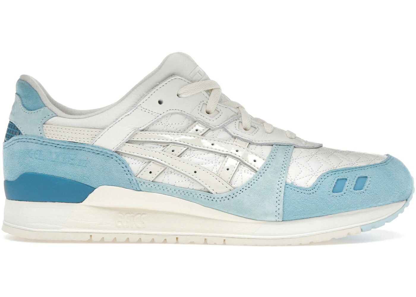 アシックス ゲルライト 白色 ホワイト 青色 ブルー スニーカー メンズ ASICS GEL-LYTE III KITH CANADA / WHITE BLUE