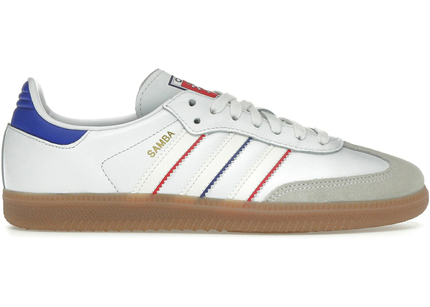 アディダス サンバ 白いこと 白いこと 青み 青色 純然たる スニーカー メンズ ADIDAS SAMBA OLYMPIQUE LYONNAIS / FOOTWEAR WHITE LUCID BLUE PURE