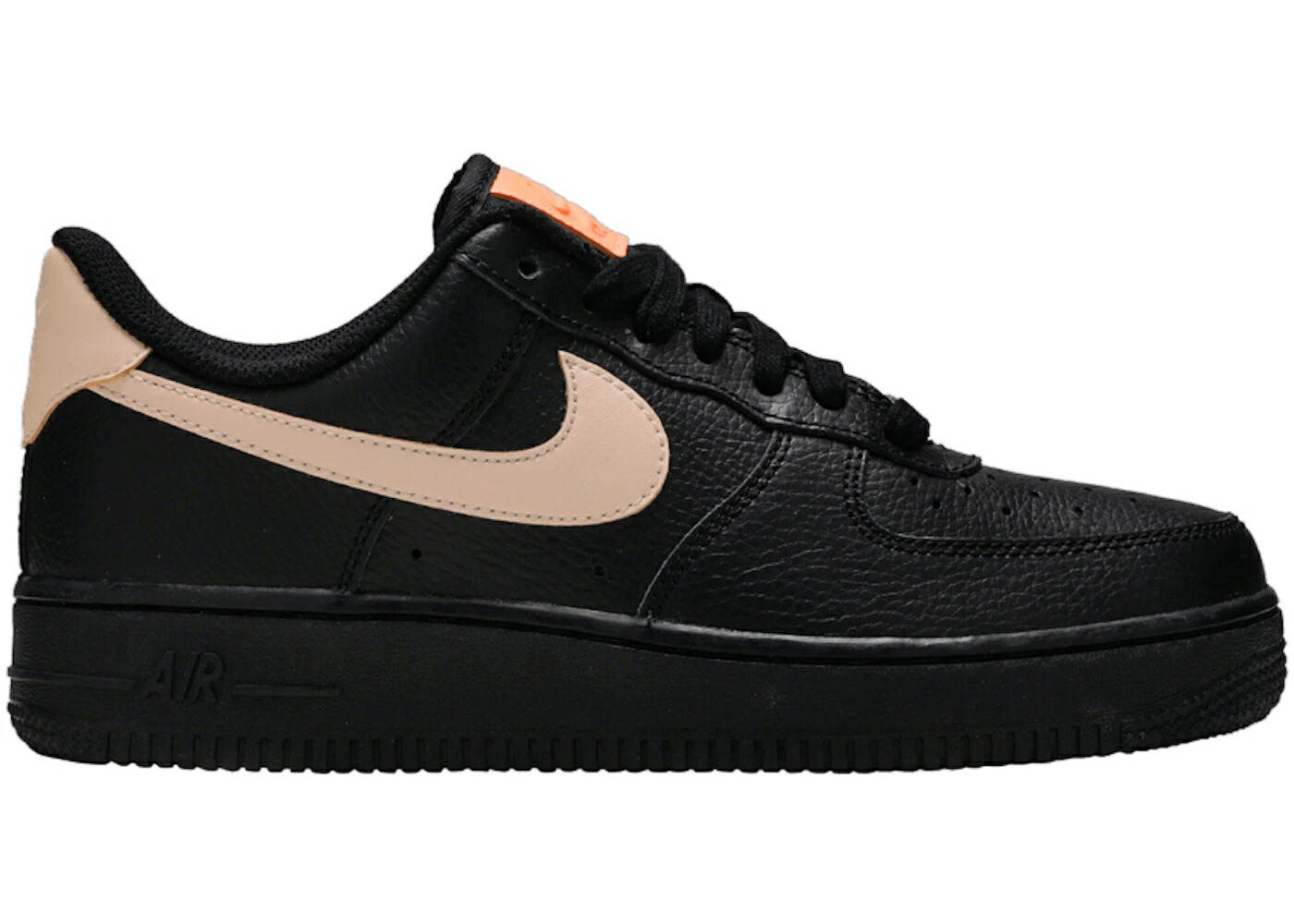 ナイキ 黒色 ブラック クリムゾン エアフォース 07 WOMEN スニーカー レディース NIKE AIR FORCE 1 LOW LE BLACK CRIMSON TINT (WOMEN) / BLACK BLACK CRIMSON TINT