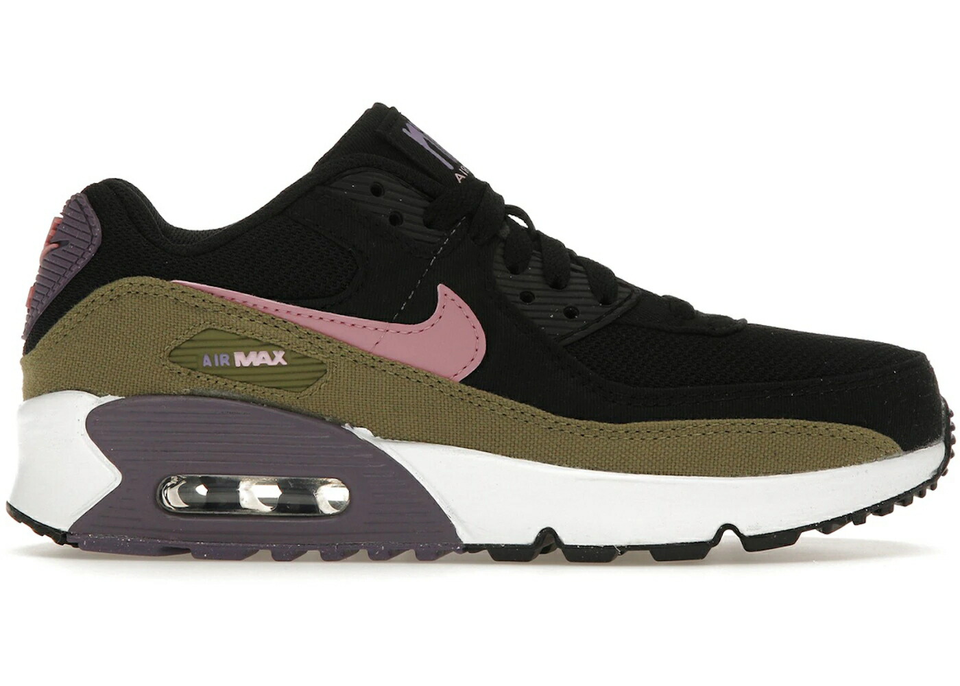 ナイキ マックス 黒いこと 黒いこと 紫 パープル エア湖マックス 御坊っちゃん キッズ NIKE AIR MAX 90 BLACK CANYON PURPLE (GS) / BLACK PILGRIM CANYON PURPLE もの言う花 マタニティ スニーカー