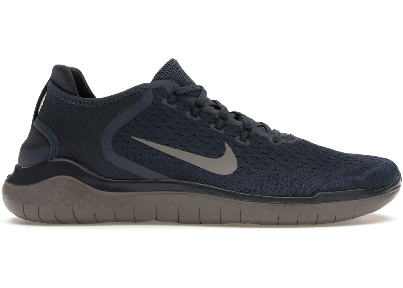 ナイキ 無償性 サンダー 青み 青色 スニーカー メンズ NIKE FREE RN 2018 THUNDER BLUE GUNSMOKE / THUNDER BLUE GUNSMOKE OBSIDIAN