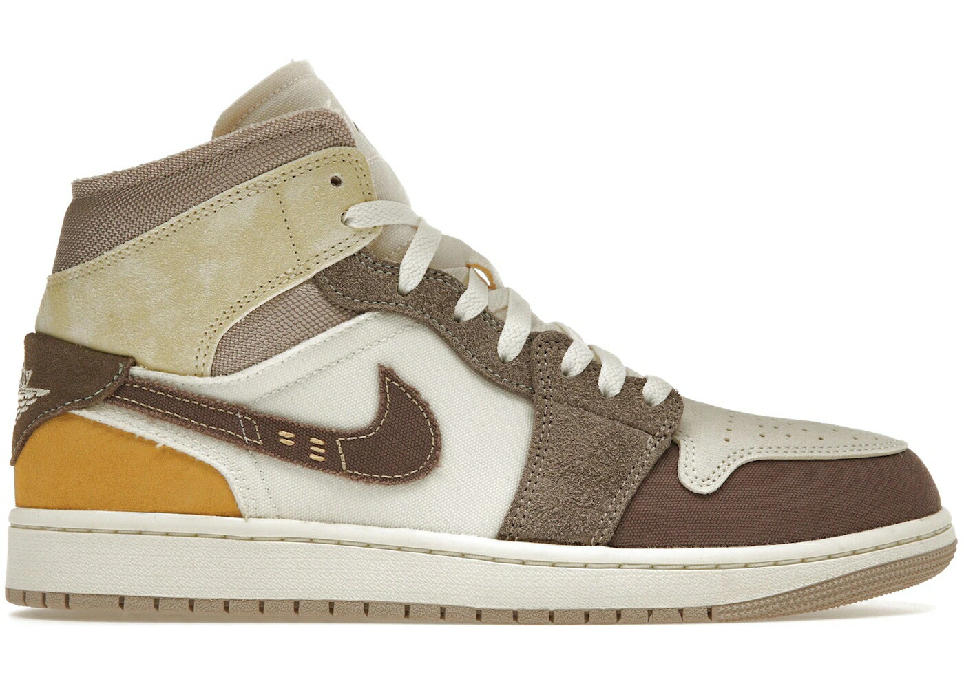 ナイキ ジョーダン ミッド スニーカー メンズ JORDAN AIR 1 MID SE CRAFT TAUPE HAZE / SAIL TAUPE HAZE FOSSIL STONE