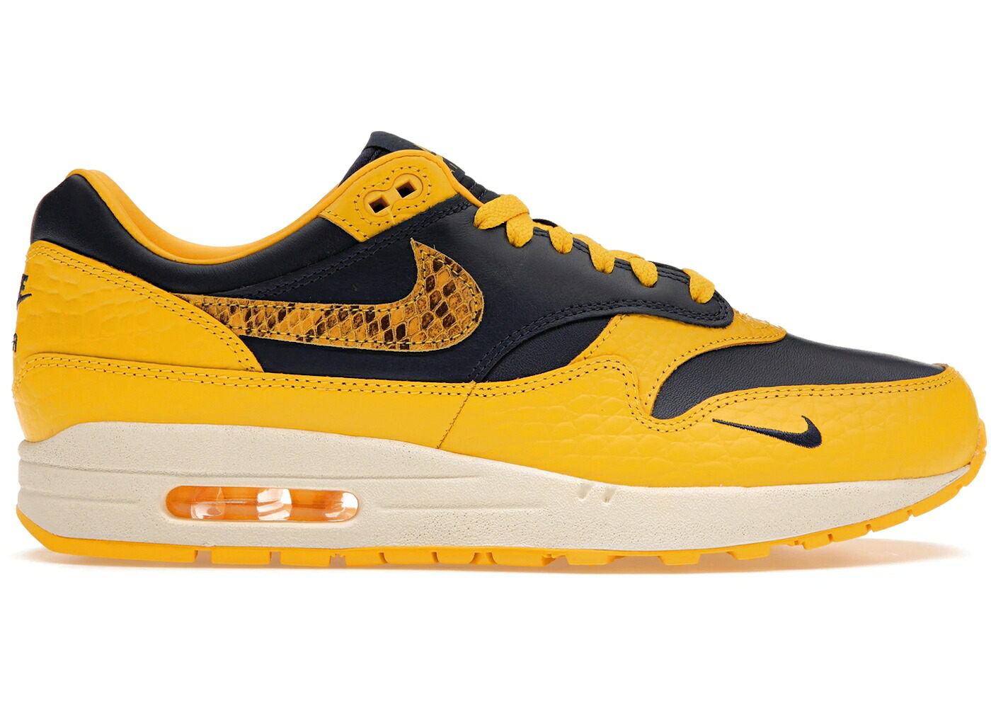 ナイキ マックス ミシガン湖 紺色 米国海軍 エア湖マックス CO.JP WOMEN\u0027S スニーカー レディース NIKE AIR MAX 1 MICHIGAN HEAD TO (WOMEN\u0027S) / MIDNIGHT NAVY VARSITY MAIZE