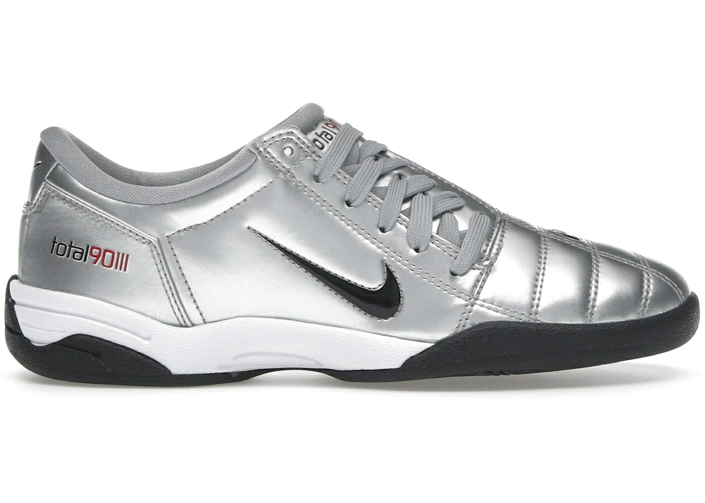 ナイキ しろがね色 しろがね色 黒いこと 黒いこと 赤 赤いこと WOMEN\u0027S スニーカー レディース NIKE TOTAL 90 3 METALLIC SILVER BLACK (WOMEN\u0027S) / METALLIC SILVER UNIVERSITY RED