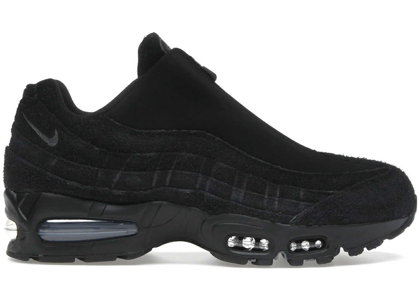 ナイキ マックス 黒いこと 黒いこと 冷やりとした エア湖マックス スニーカー メンズ NIKE AIR MAX 95 ZIP SP BLACK / BLACK ANTHRACITE METALLIC COOL