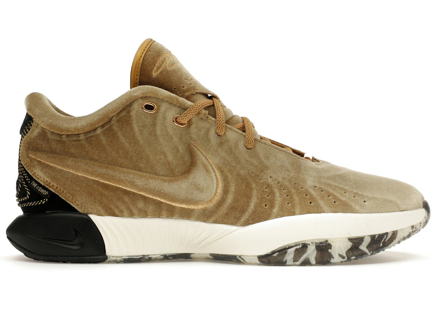 ナイキ レブロン ゴールド 黒いこと 黒いこと スニーカー メンズ NIKE LEBRON 21 THE SHOP NOBILITY (MARBLED SOLE) / METALLIC GOLD BLACK COCONUT MILK