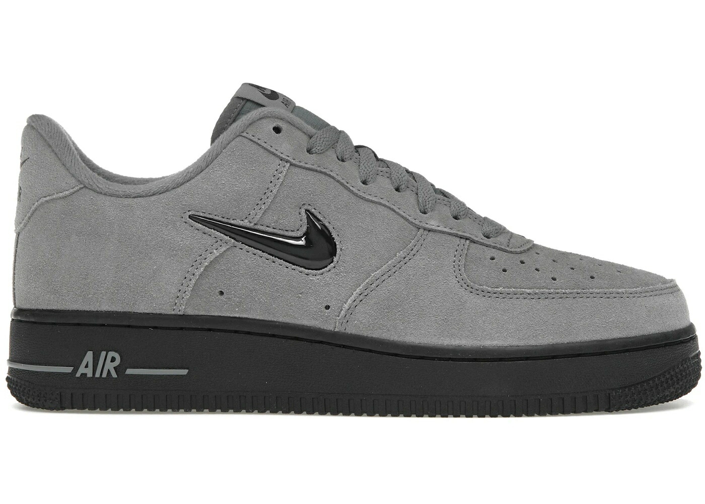 ナイキ 冷やりとした 薄墨色 薄墨色 黒いこと 黒いこと 空軍 \u002707 スニーカー メンズ NIKE AIR FORCE 1 LOW JEWEL COOL GREY BLACK / COOL GREY BLACK